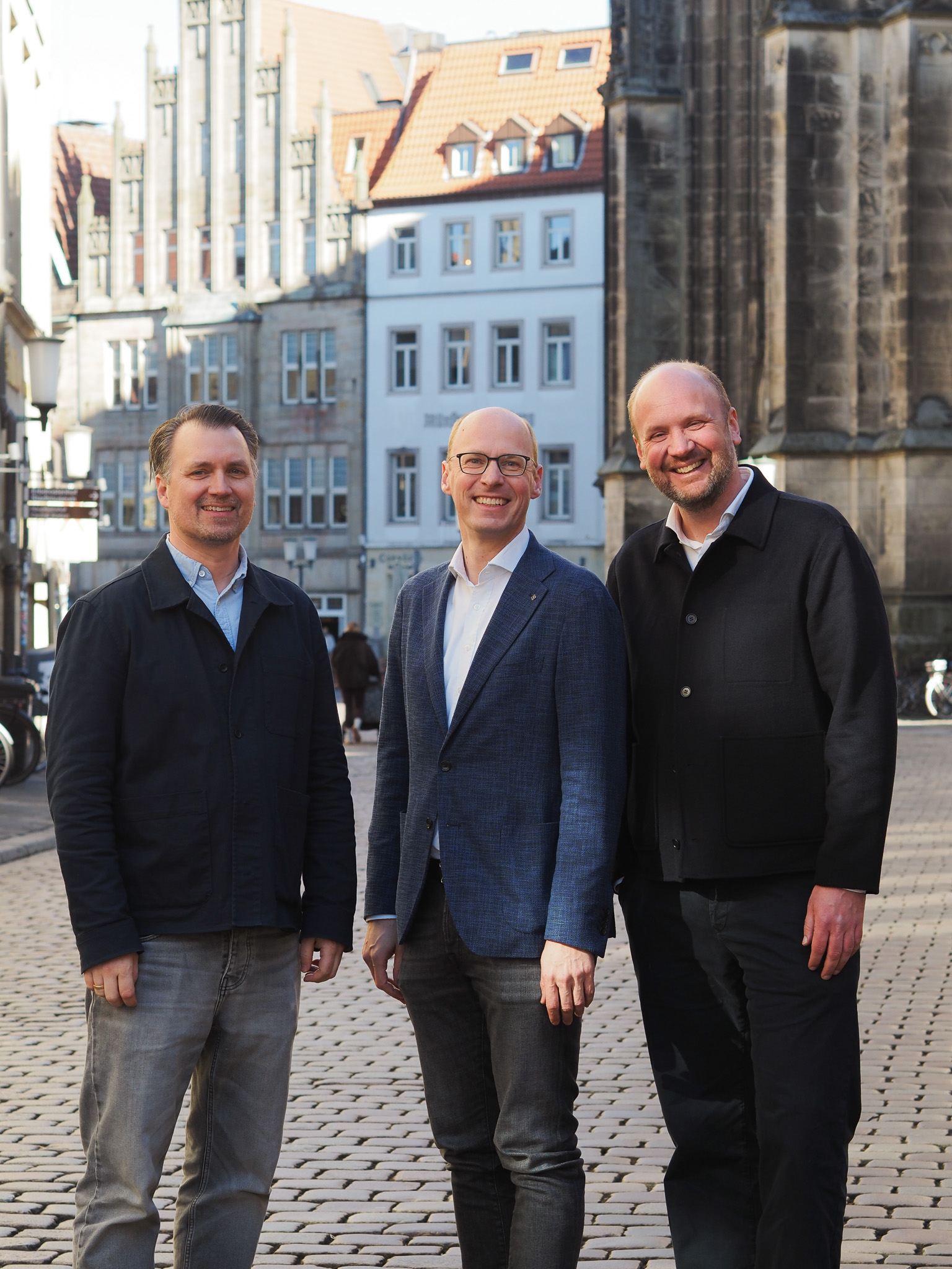 Zu sehen sind Jan Eismann, Thomas Zumnorde und Andreas Weitkamp