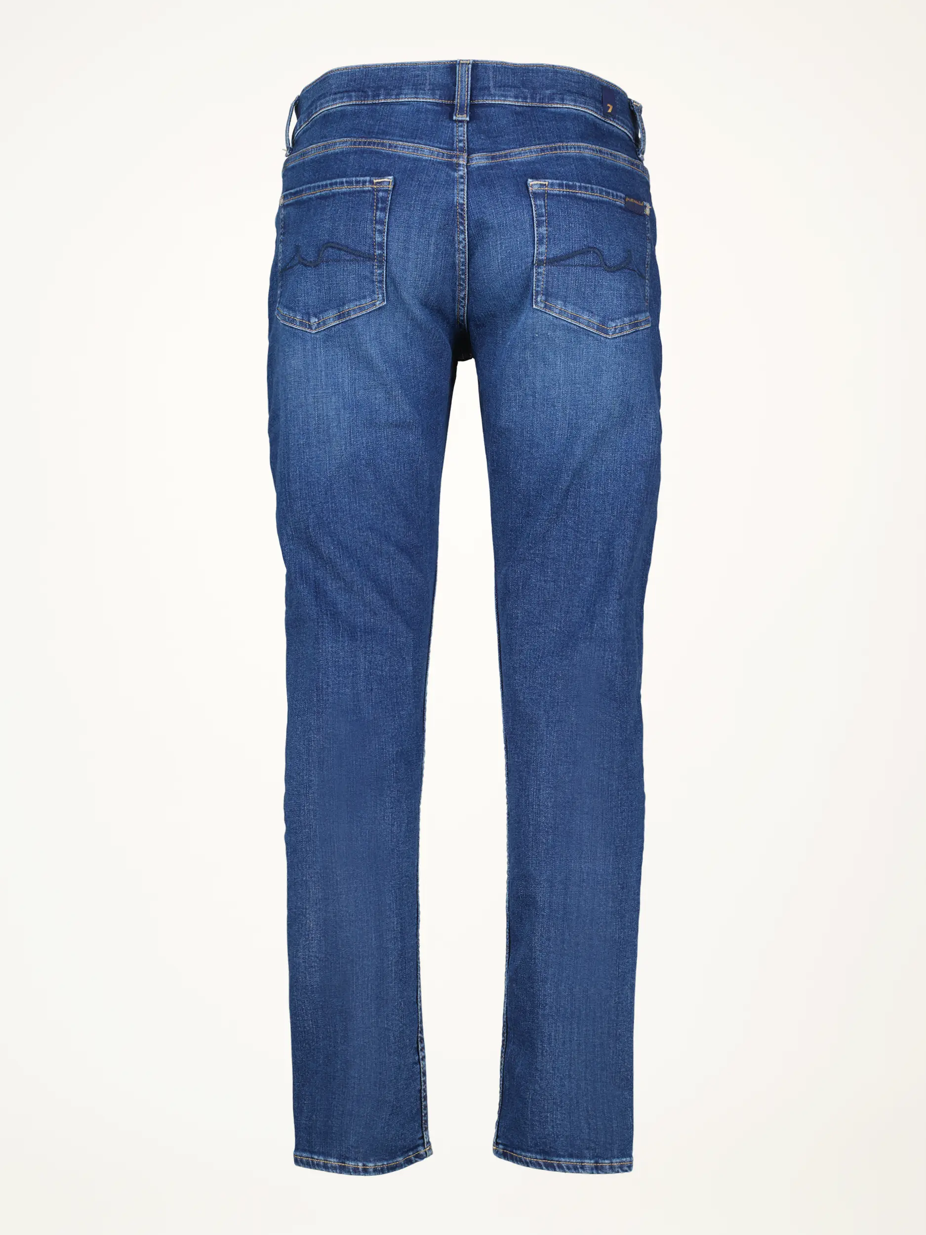 Mid Rise Slim Fit Jeans 'Sonora' - Artikel Rückseite - Farbe: Blau
