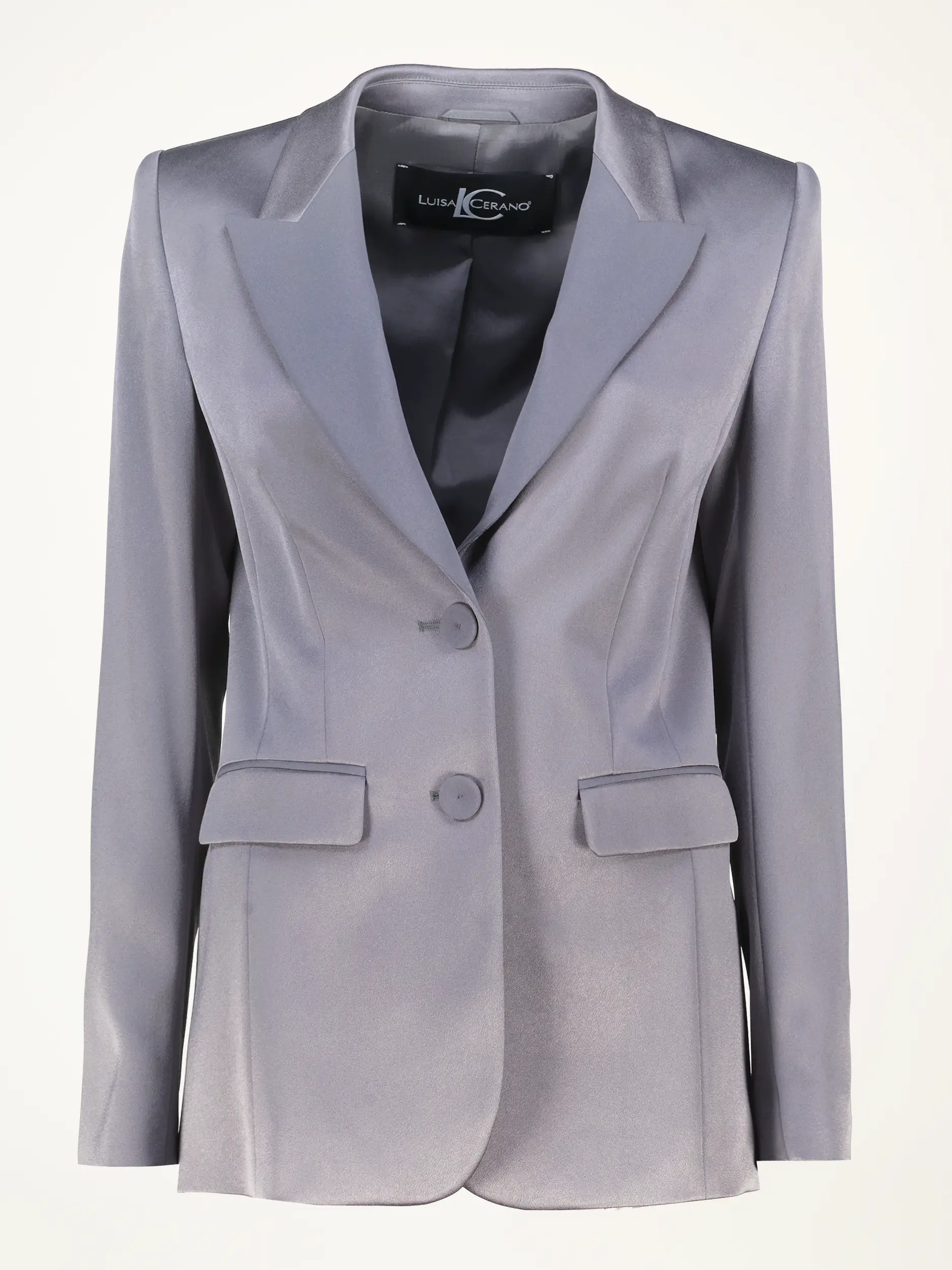 Satinblazer - Artikelansicht - Farbe: Grau