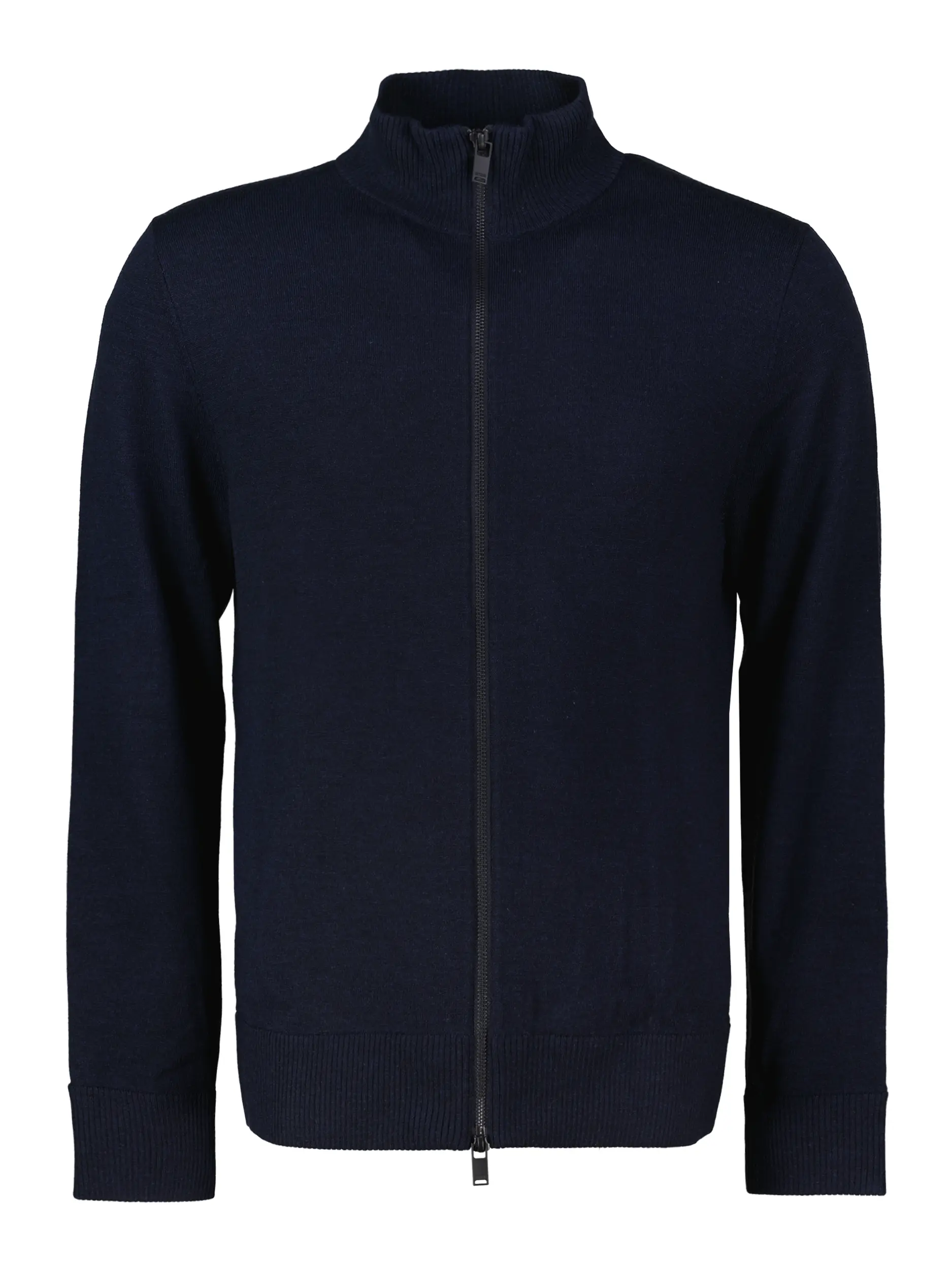 Strickjacke 'Antonio' aus Schurwolle - Artikel Vorderseite - Farbe: Blau