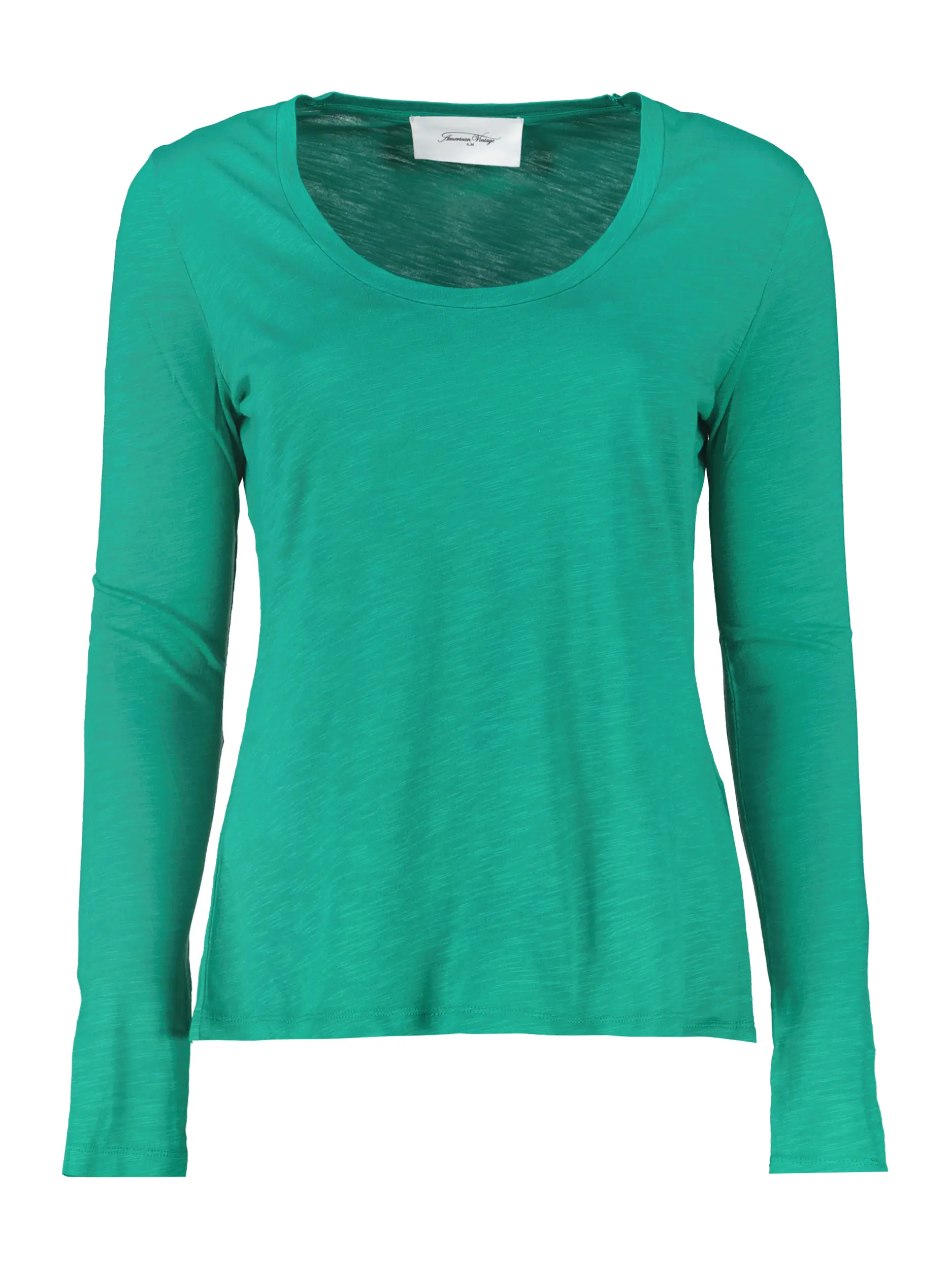 Langarmshirt - Artikel Vorderseite - Farbe: Grün