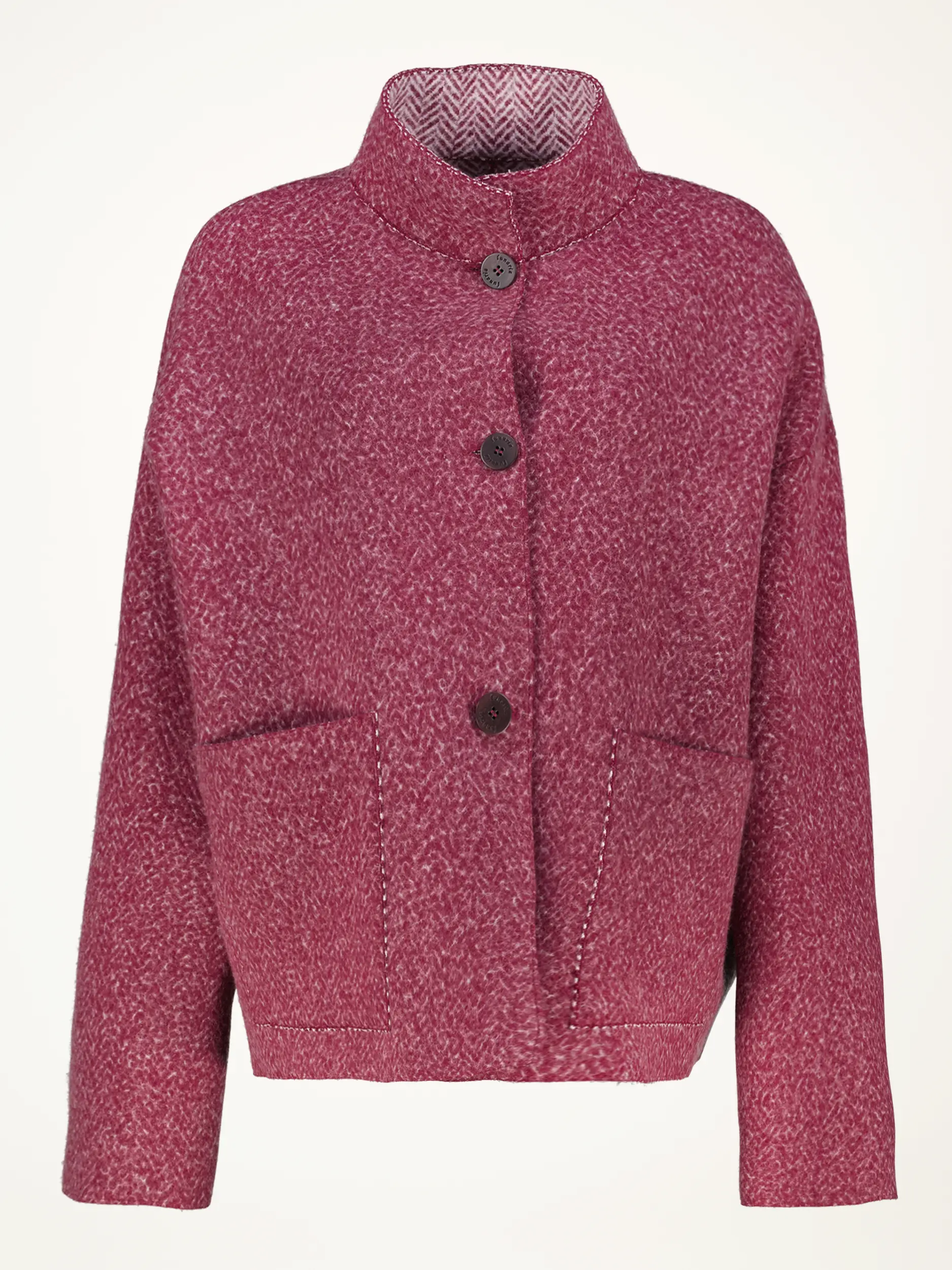 Wolljacke - Artikelansicht - Farbe: Rot Wolljacke - Artikelansicht - Farbe: Rot