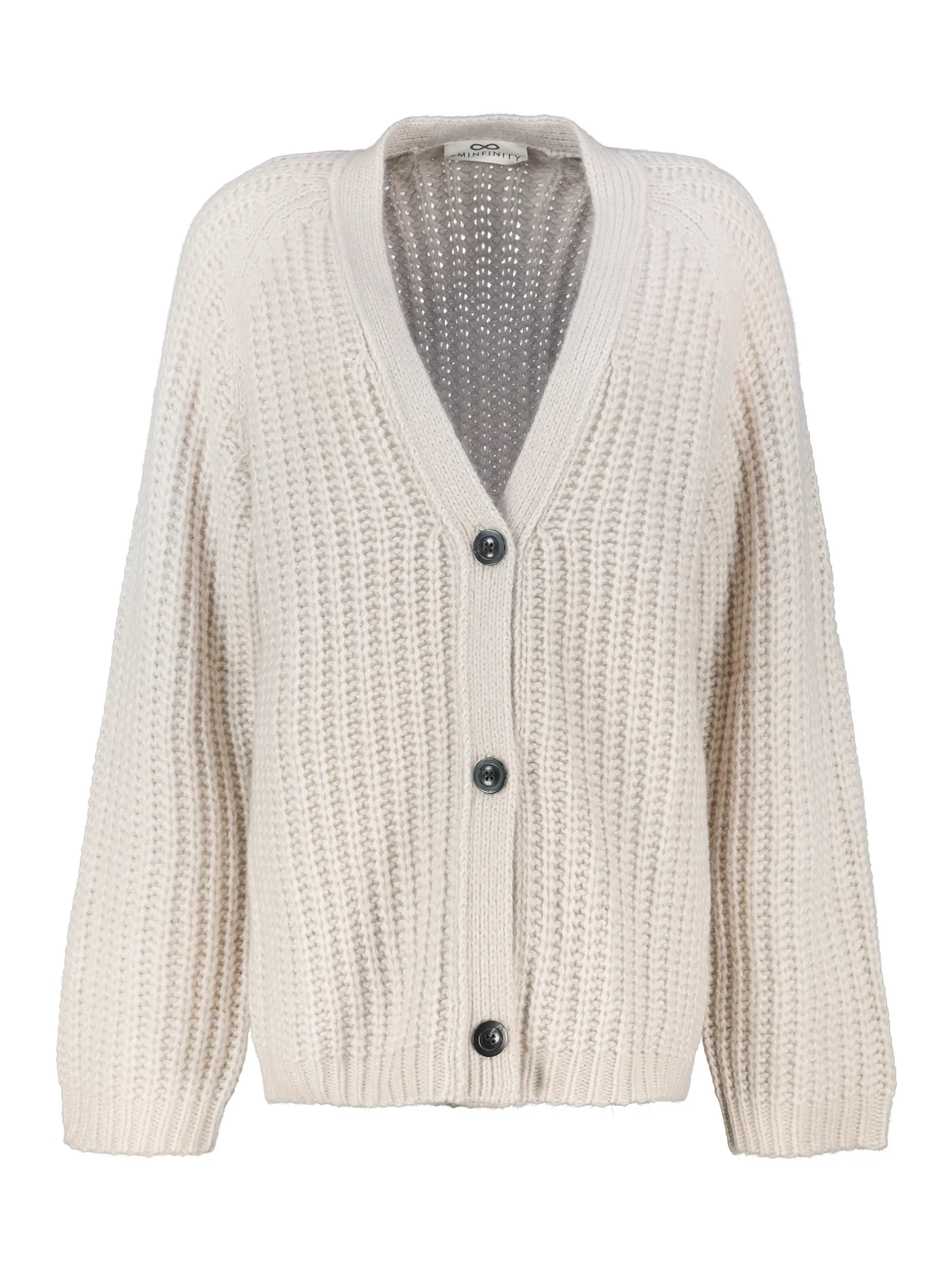 Strickjacke aus Kaschmir - Artikel Vorderseite - Farbe: Creme