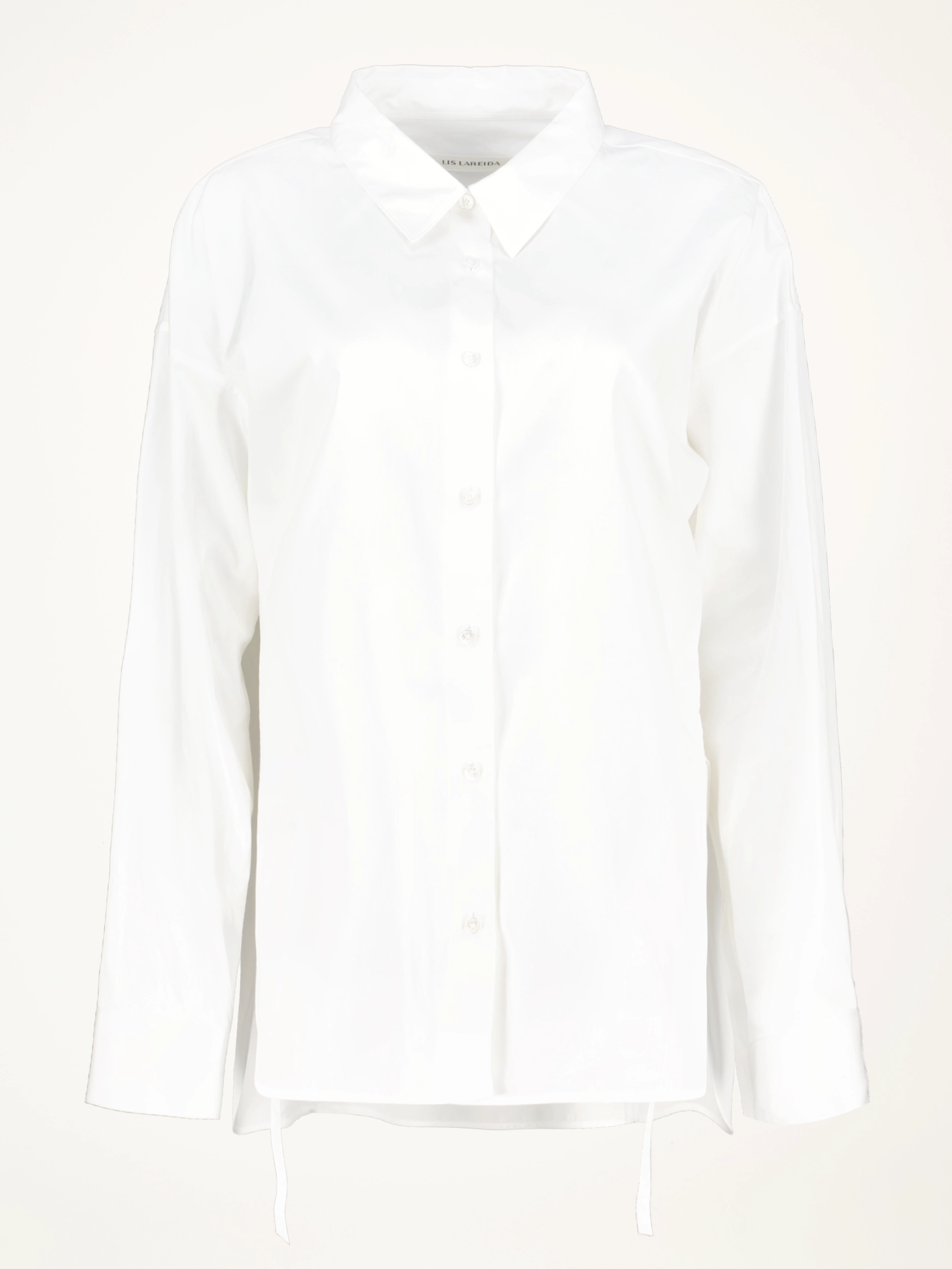 Baumwollbluse 'Celina' langarm - Artikelansicht - Farbe: Weiß Baumwollbluse 'Celina' langarm - Artikelansicht - Farbe: Weiß