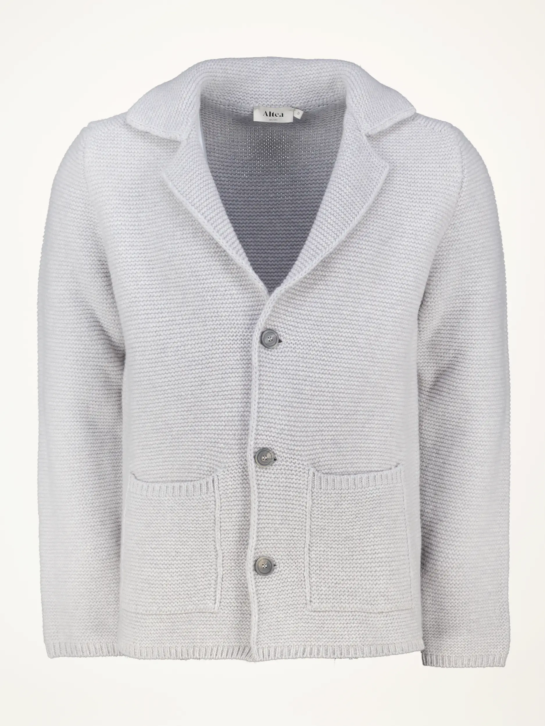 Strickjacke aus Schurwolle - Artikelansicht - Farbe: Grau