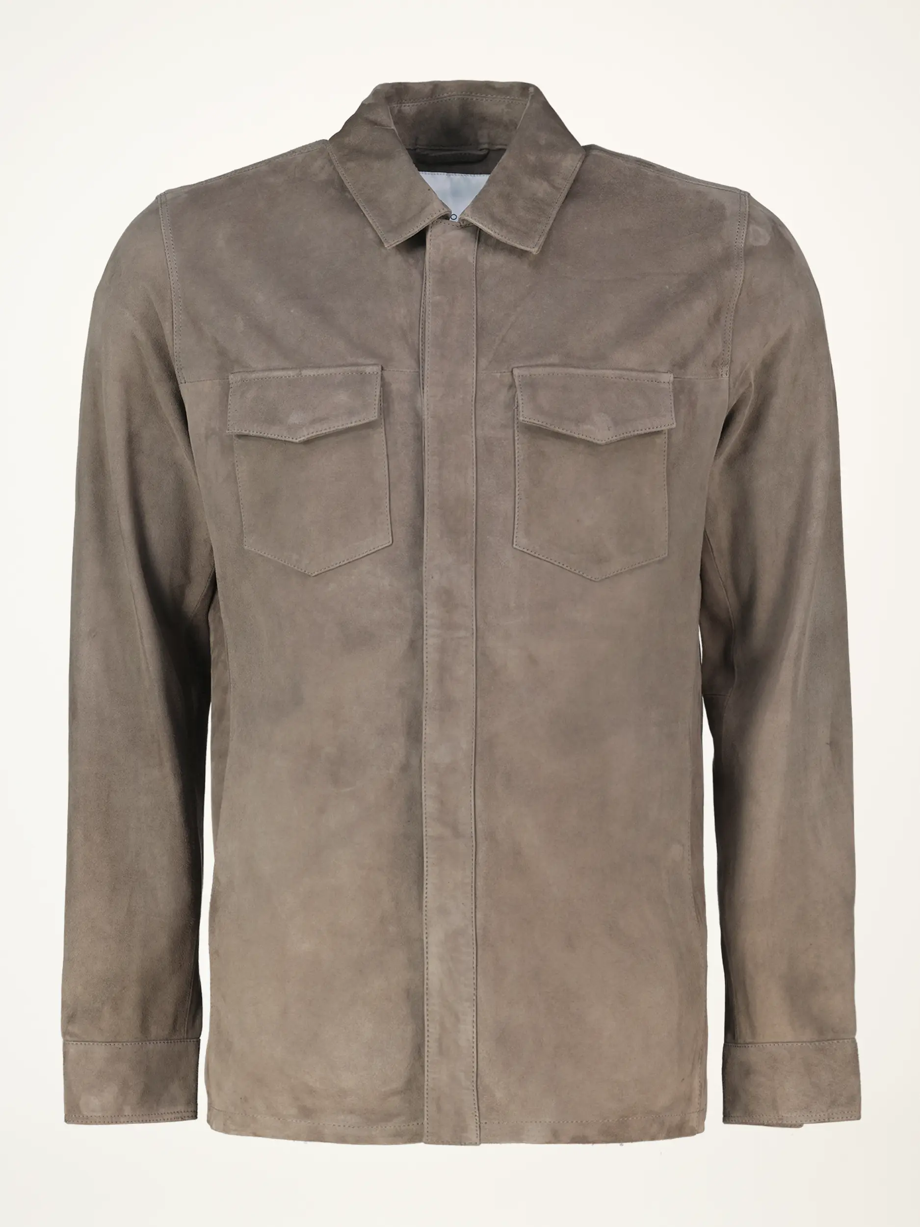 Overshirt aus Leder - Artikelansicht - Farbe: Braun