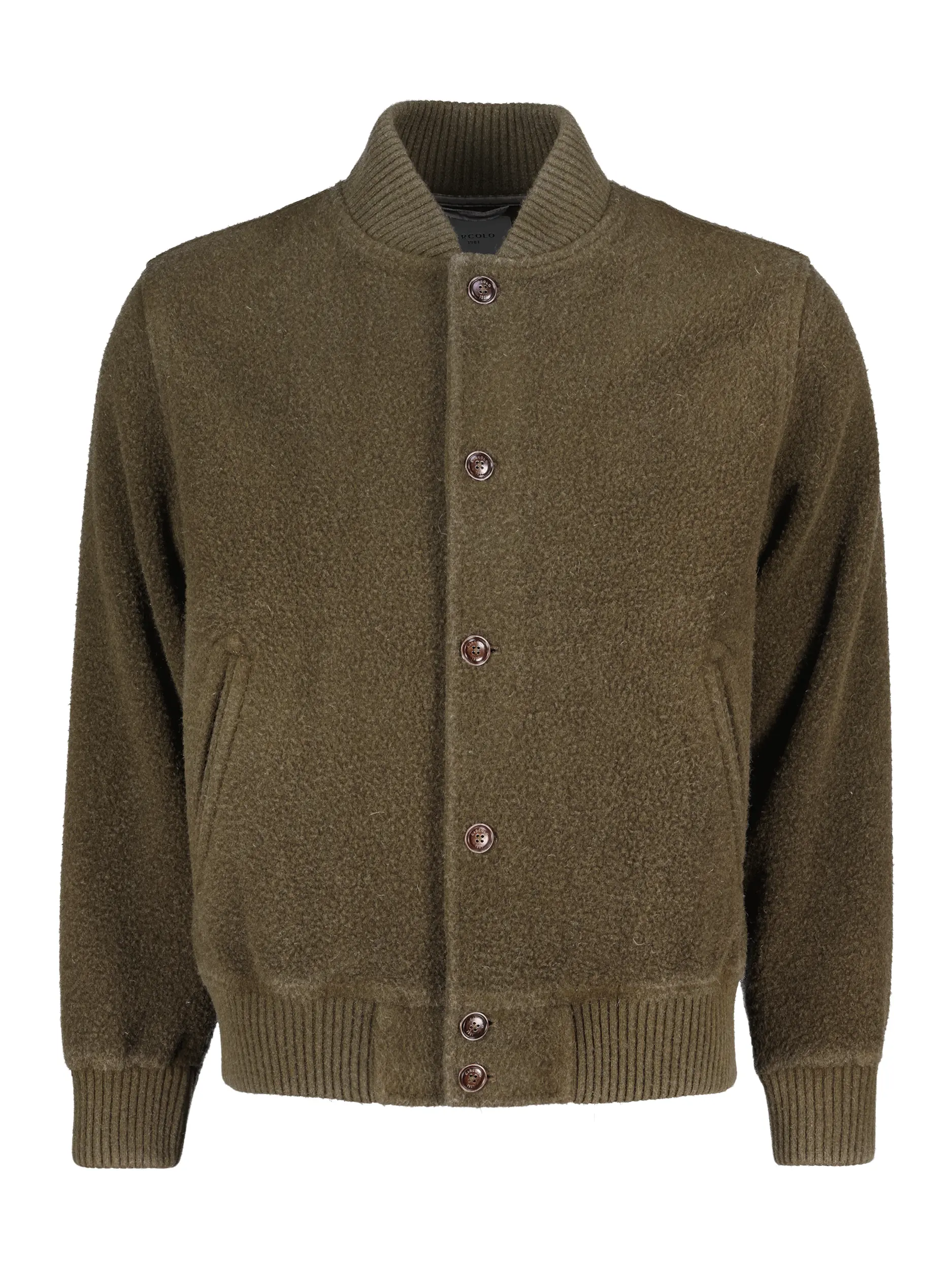 Jacke aus Schurwoll-Mix - Artikel Vorderseite - Farbe: Grün