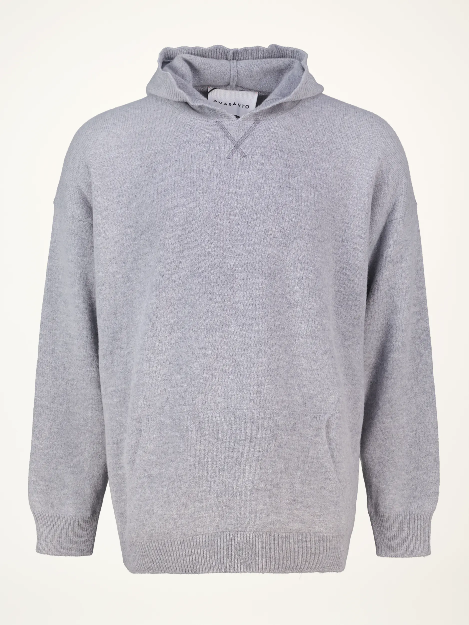 Pullover aus Wolle langarm - Artikelansicht - Farbe: Grau
