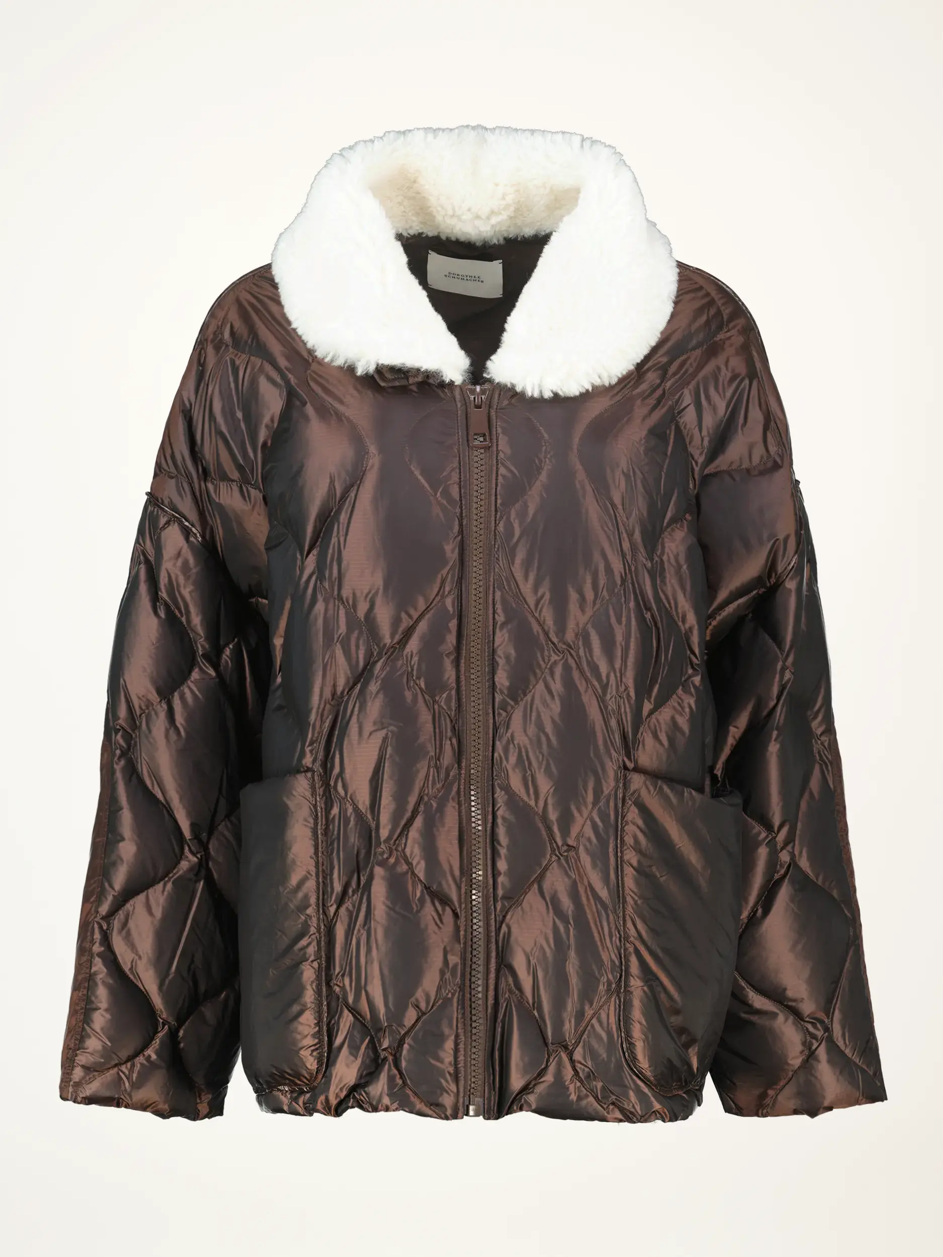 Steppjacke 'Cozy Coolness' - Artikelansicht - Farbe: Braun