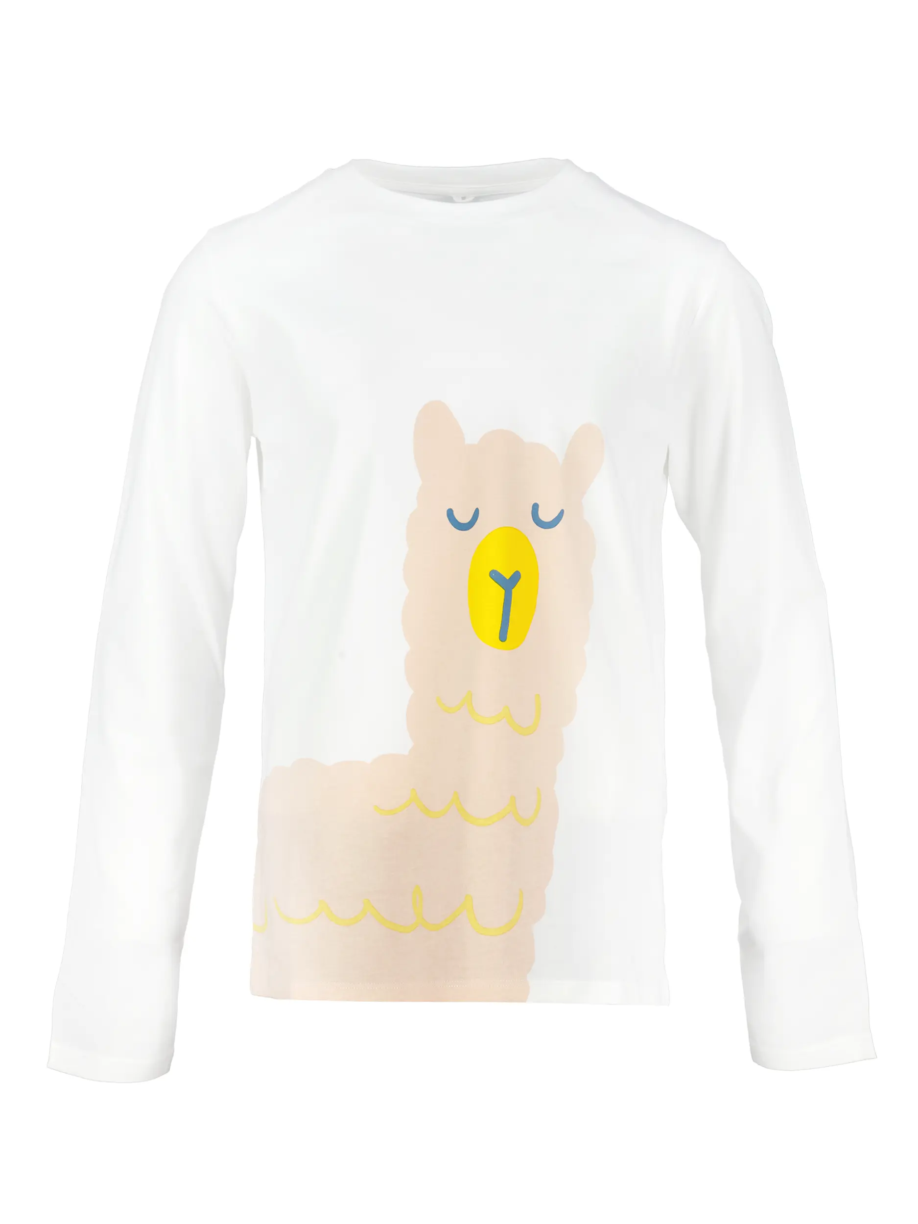 Mädchen Langarmshirt - Artikelansicht - Farbe: Creme