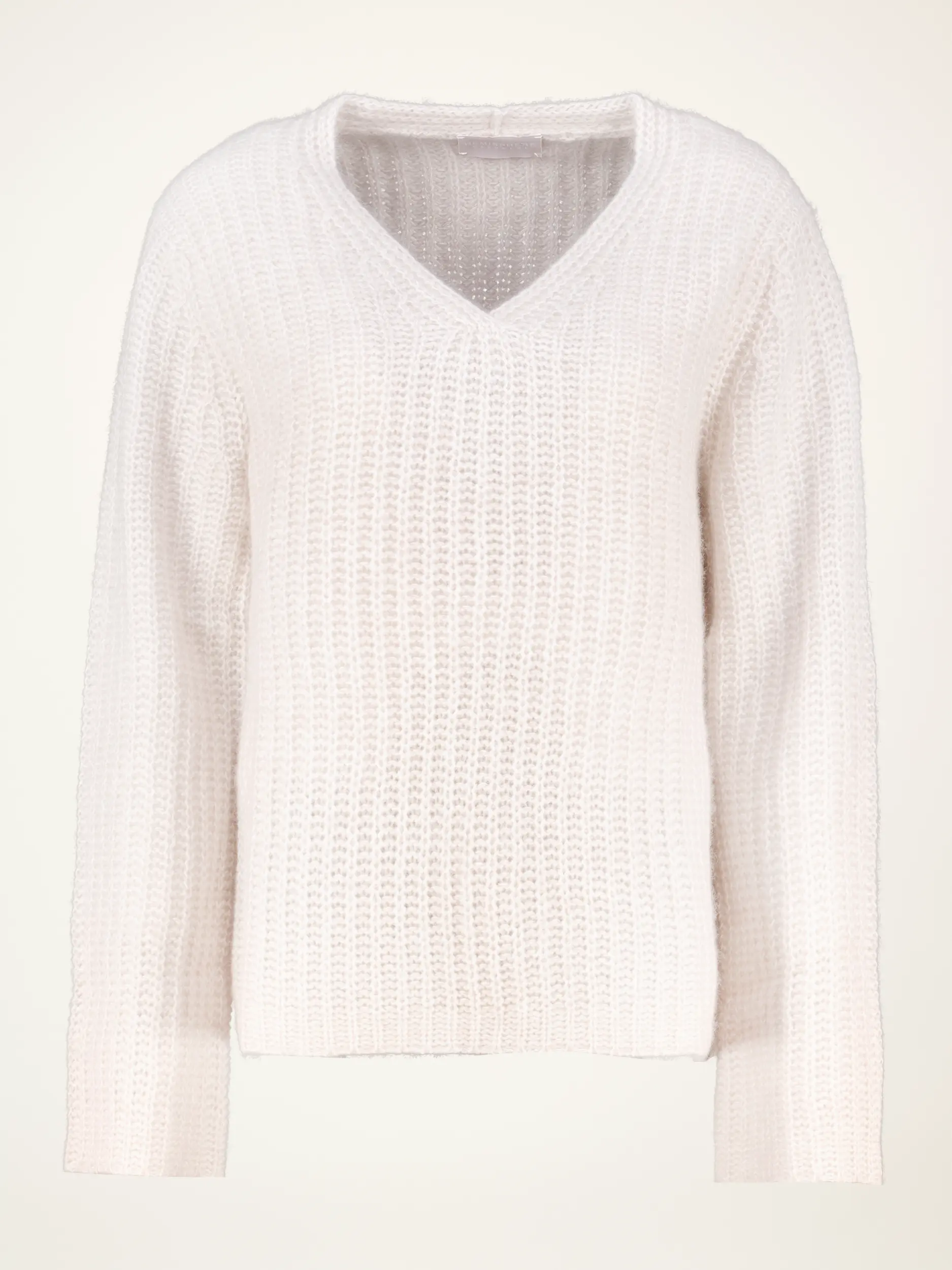 Pullover aus Kaschmir langarm - Artikelansicht - Farbe: Beige