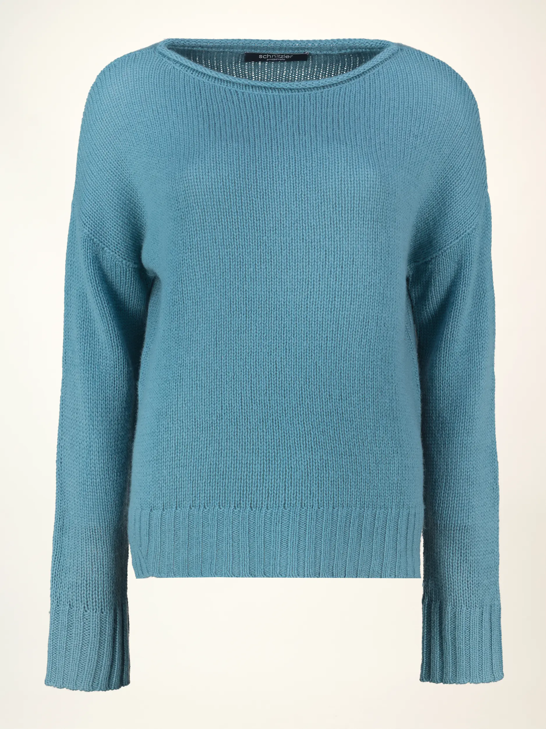 Pullover aus Kaschmir langarm - Artikelansicht - Farbe: Grün