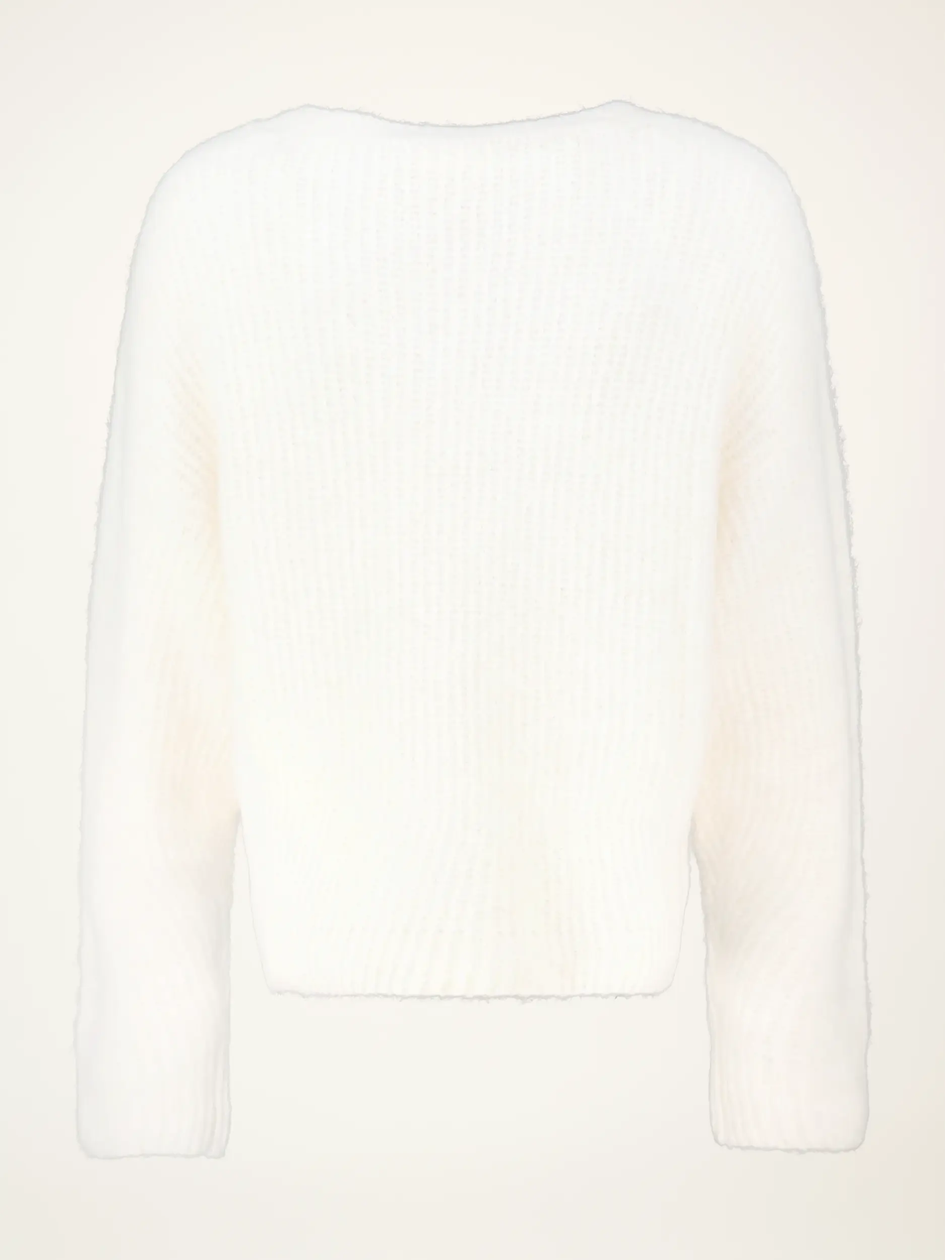Pullover 'East' langarm - Artikel Rückseite - Farbe: Creme