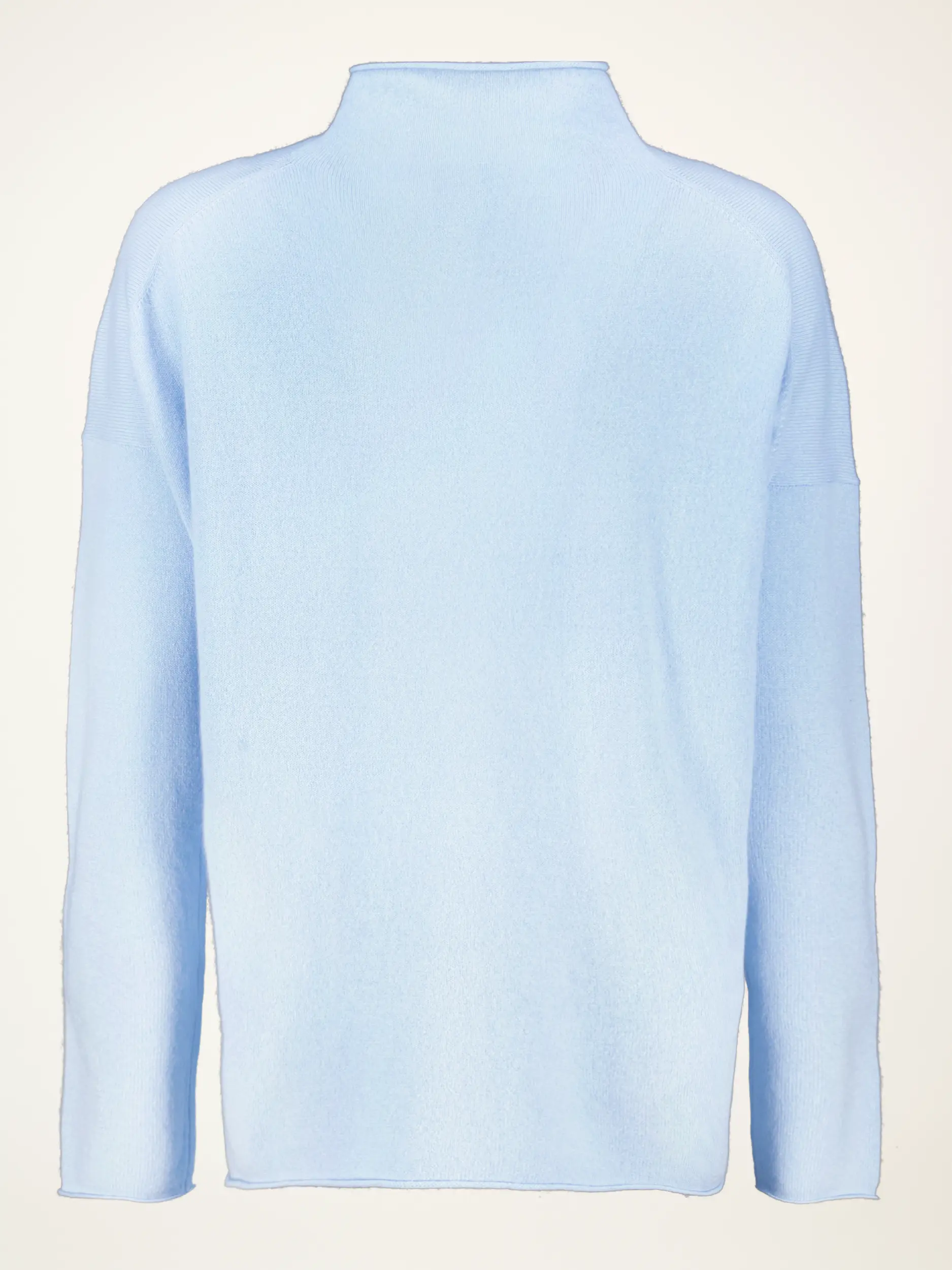 Pullover aus Kaschmir langarm - Artikel Rückseite - Farbe: Blau