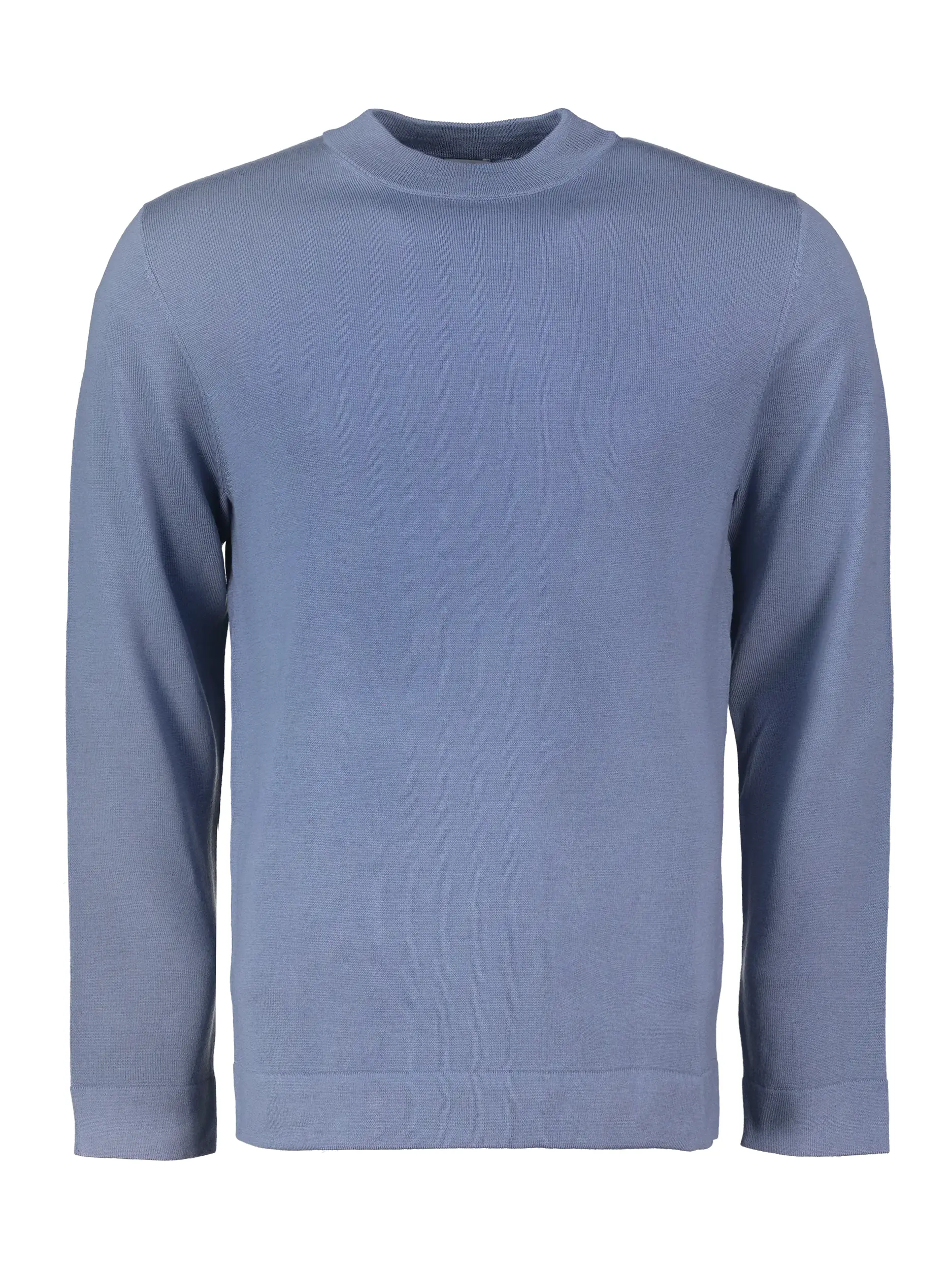 Pullover 'Arwon' aus Schurwolle langarm - Artikel Vorderseite - Farbe: Blau