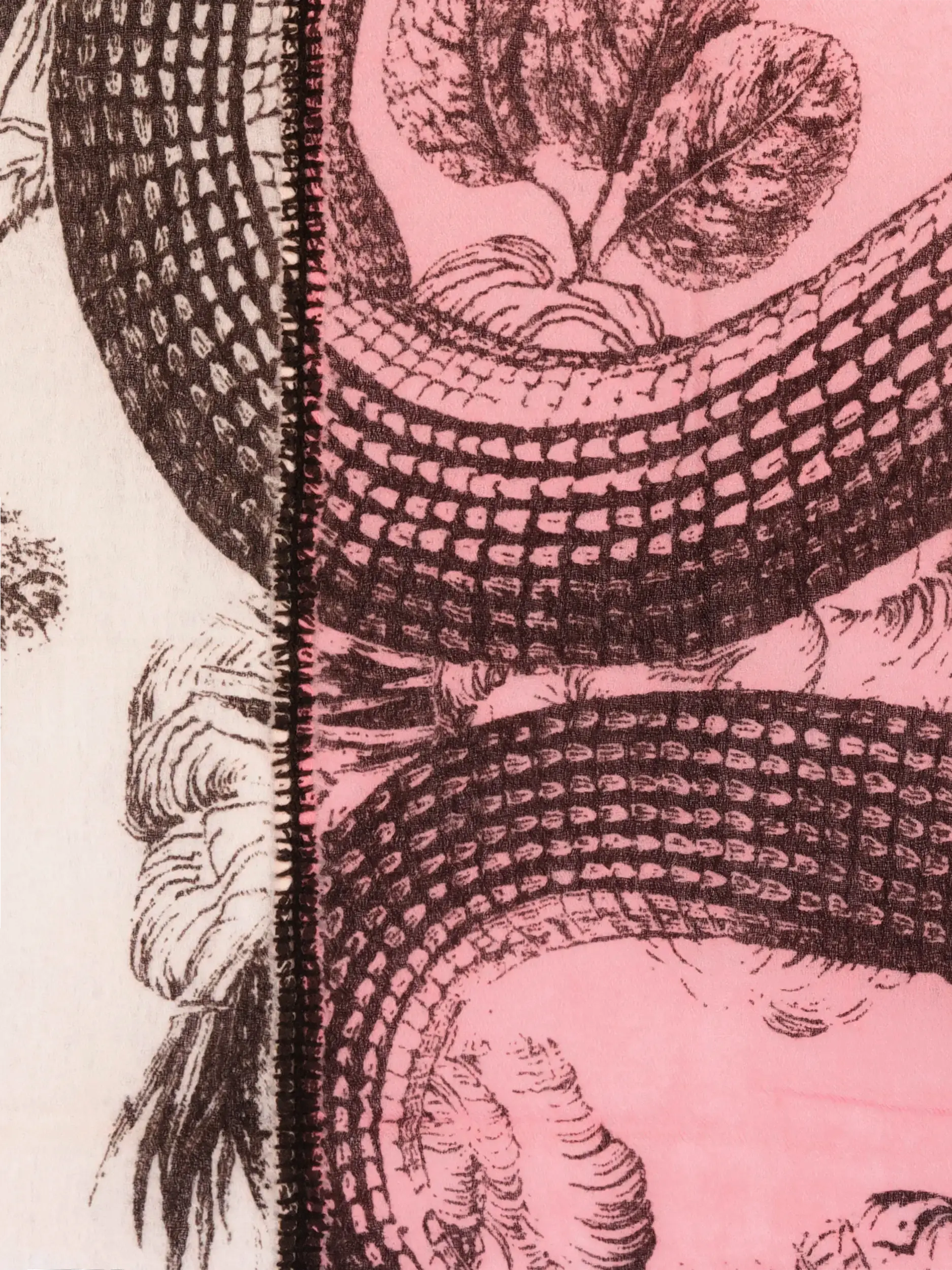 Kaschmirschal - Artikel weitere Detailansicht 1 - Farbe: Rosa&Pink