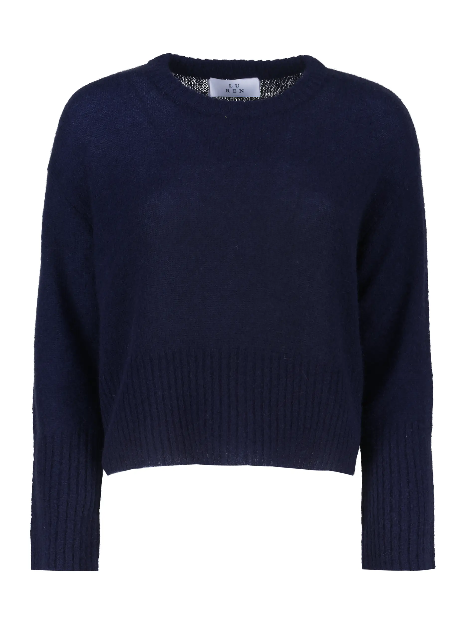 Pullover 'Kashi' aus Kaschmir Seide Mix - Artikel Vorderseite - Farbe: Blau