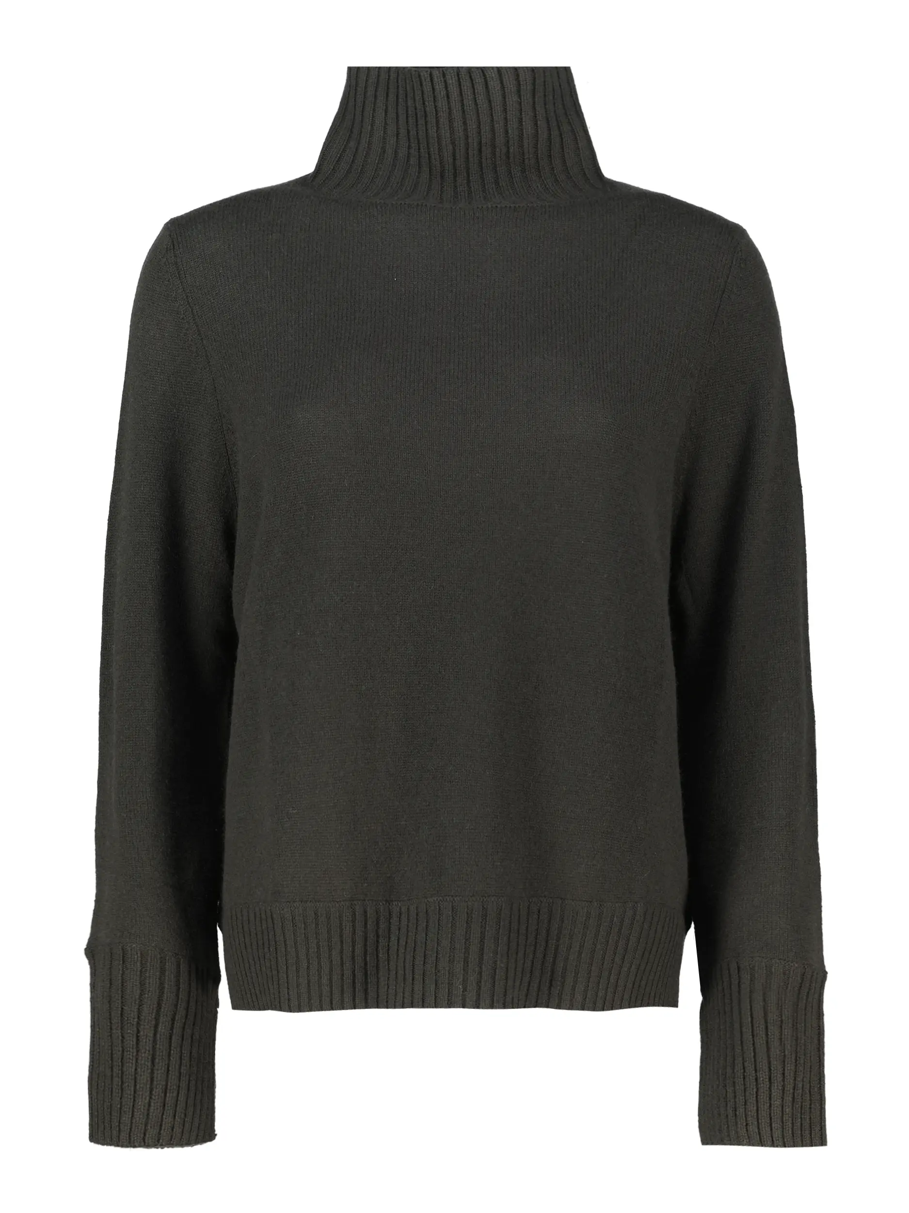Pullover aus Kaschmir langarm - Artikel Vorderseite - Farbe: Grün