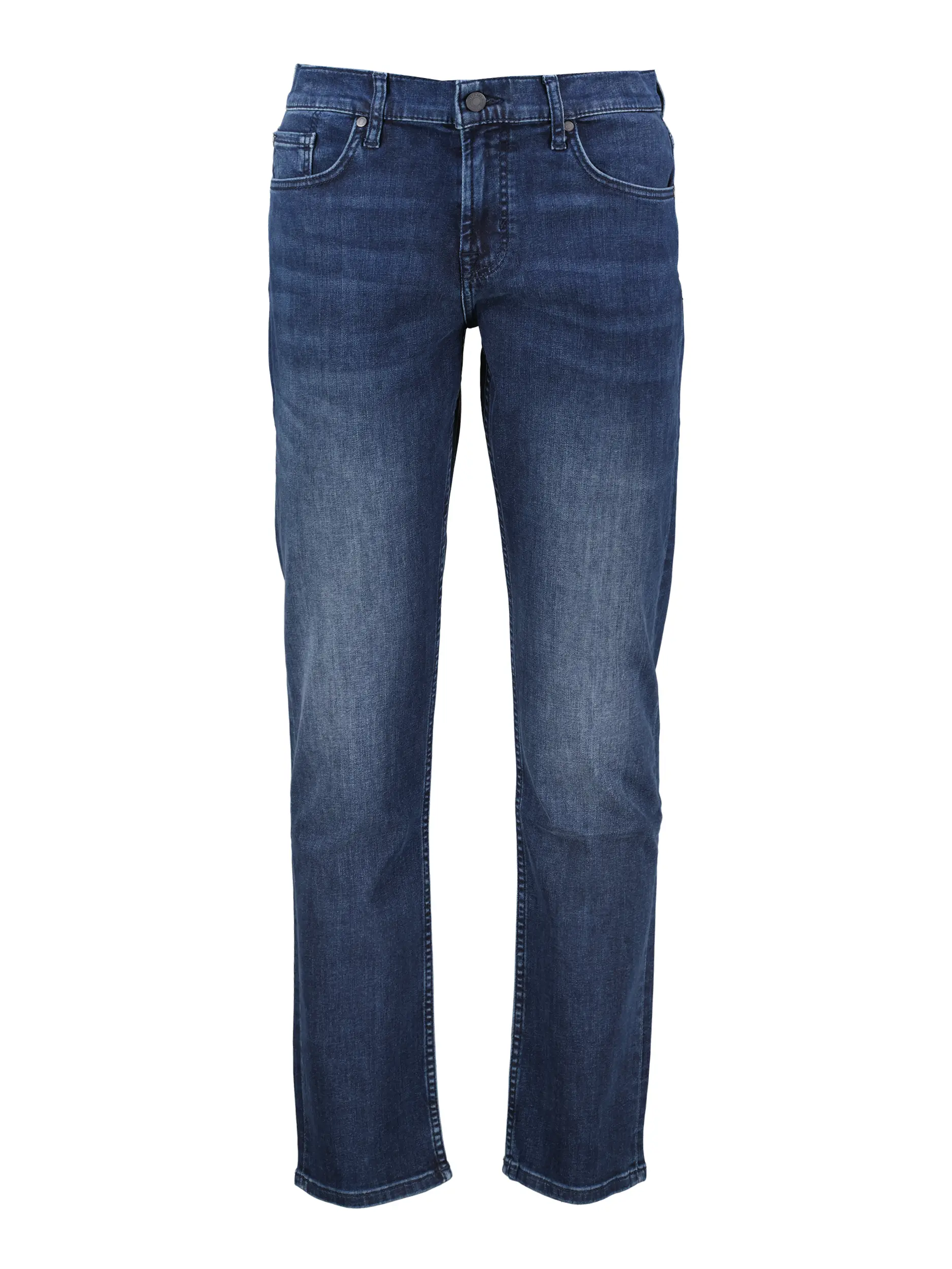 Mid Rise Slim Fit Jeans - Artikel Vorderseite - Farbe: Blau