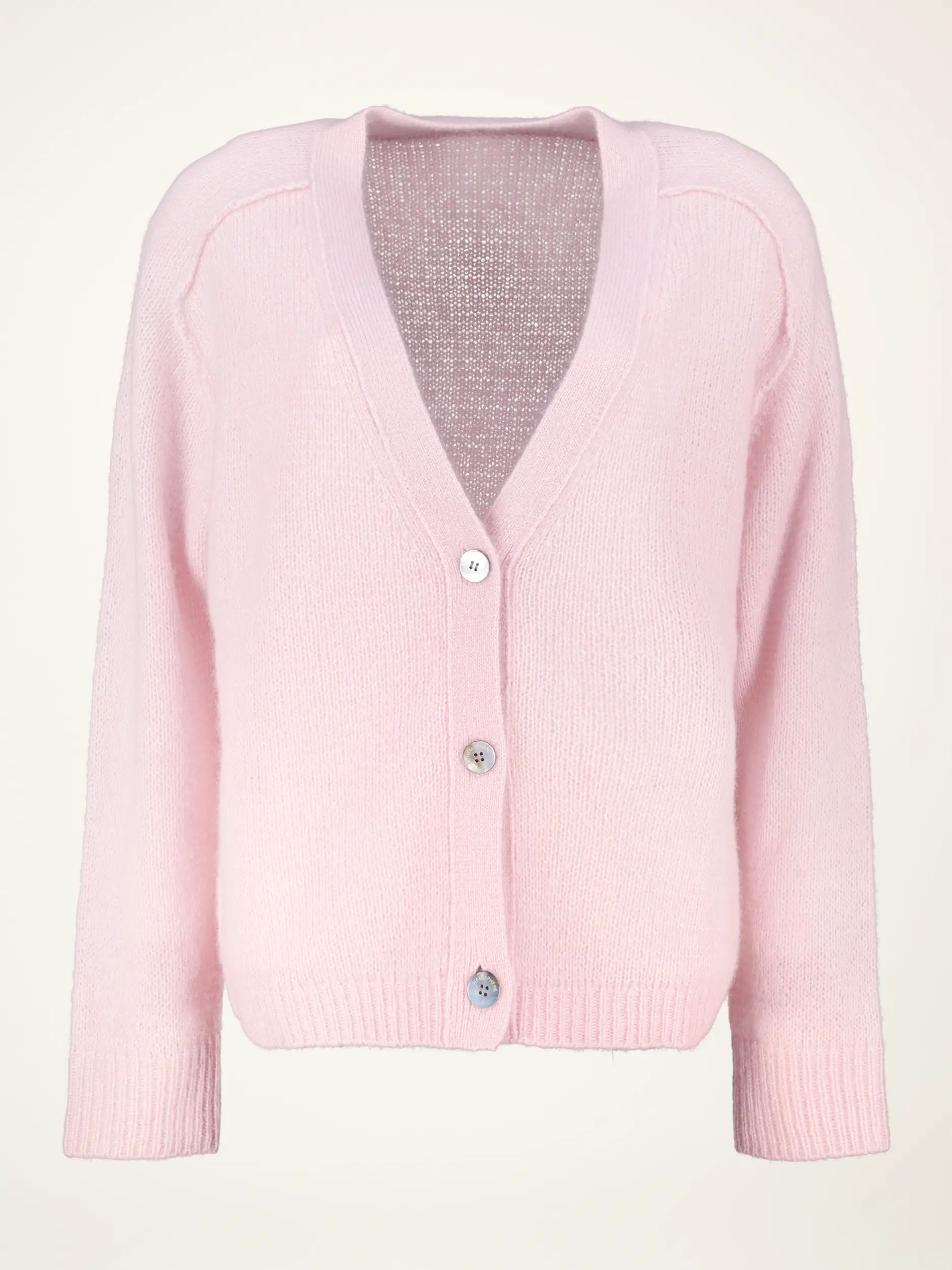 Strickjacke aus Kaschmir - Artikelansicht - Farbe: Rosa&Pink