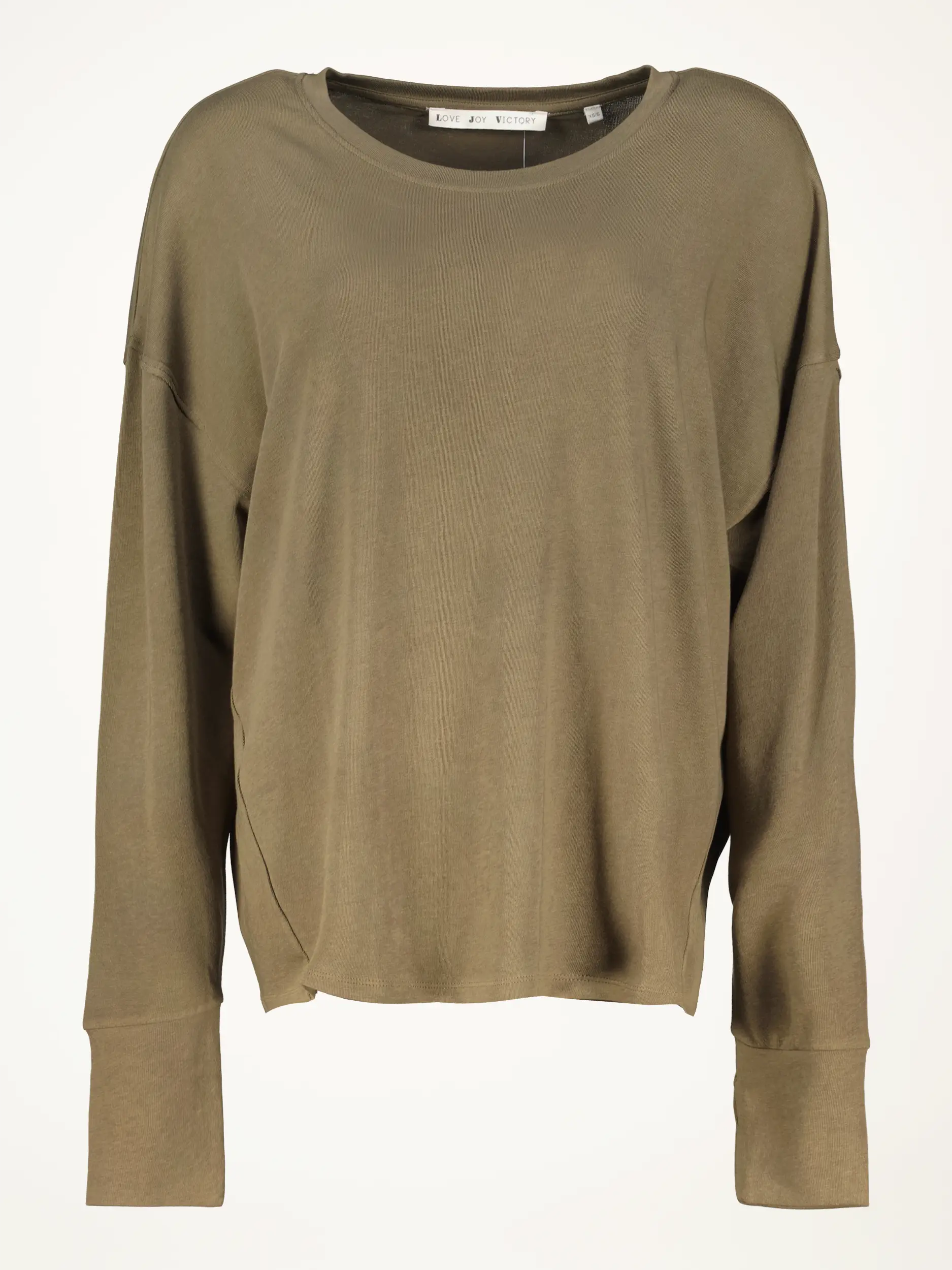 Langarmshirt 'Aster' - Artikelansicht - Farbe: Grün