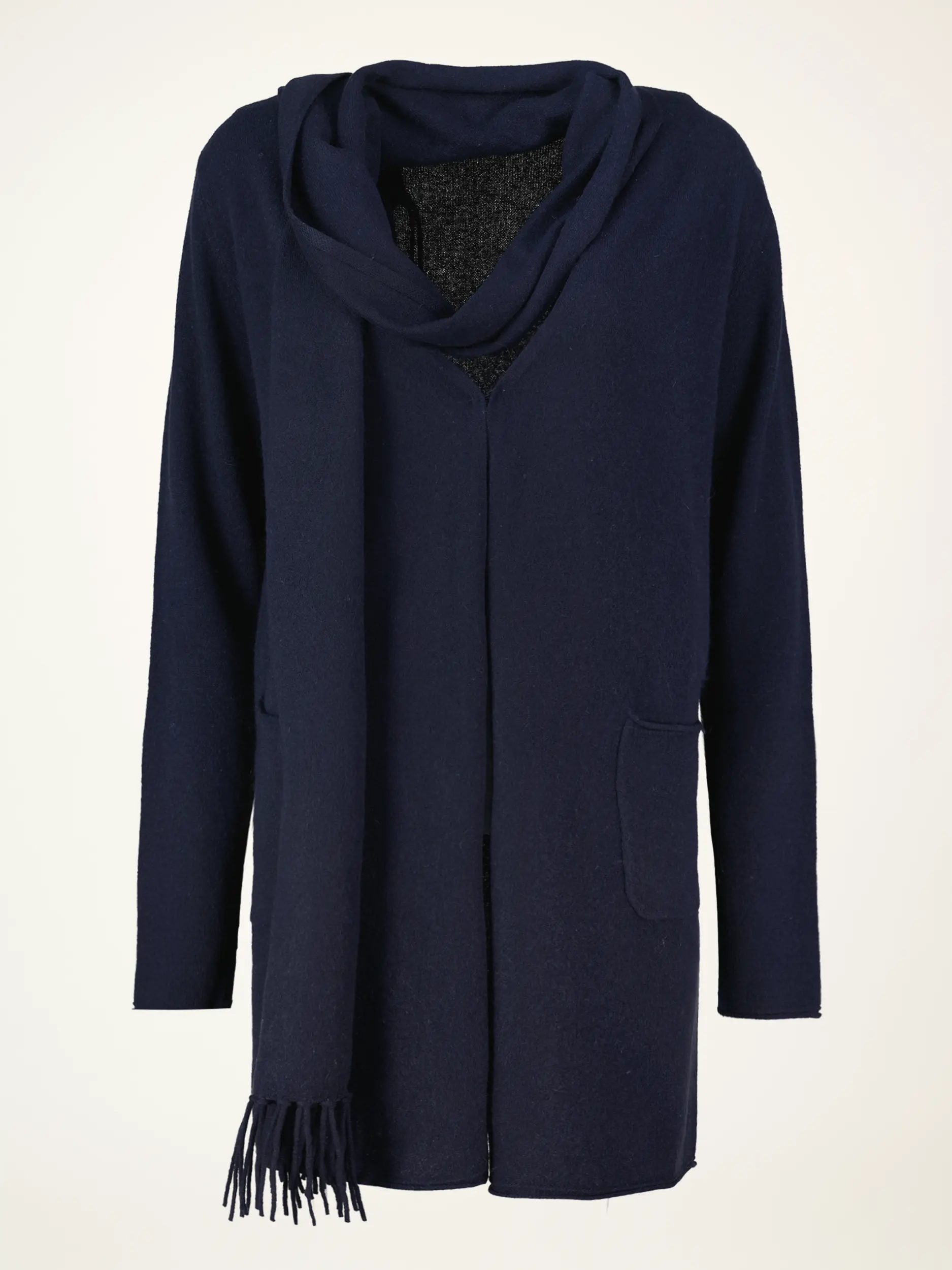 Strickjacke aus Kaschmir - Artikelansicht - Farbe: Blau Strickjacke aus Kaschmir - Artikelansicht - Farbe: Blau