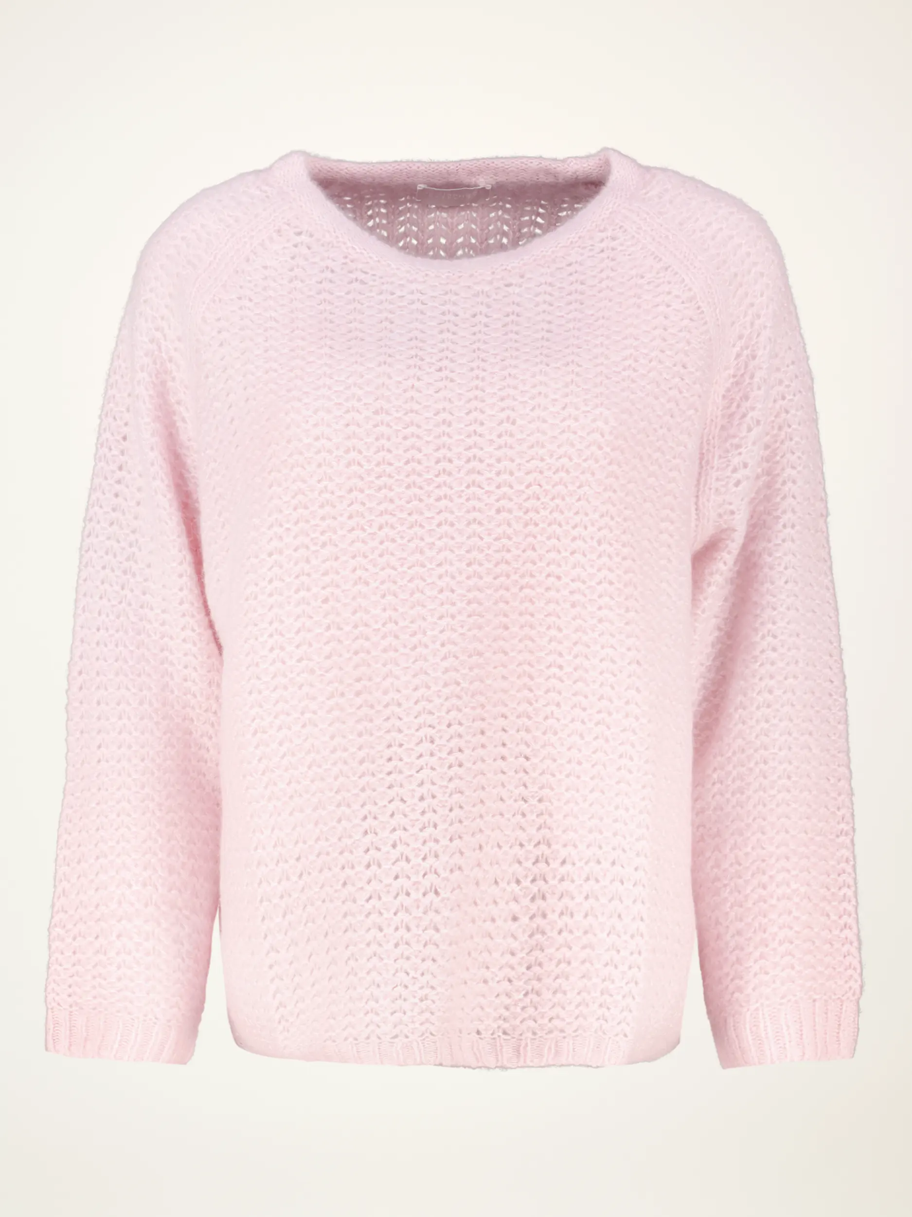 Pullover aus Kaschmir langarm - Artikelansicht - Farbe: Rosa&Pink