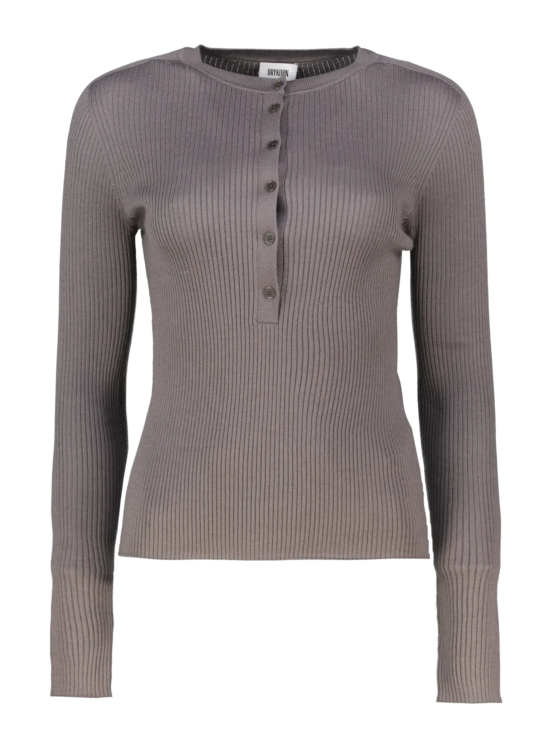 Langarmshirt 'Patricja' aus Woll-Mix - Artikel Vorderseite - Farbe: Grün