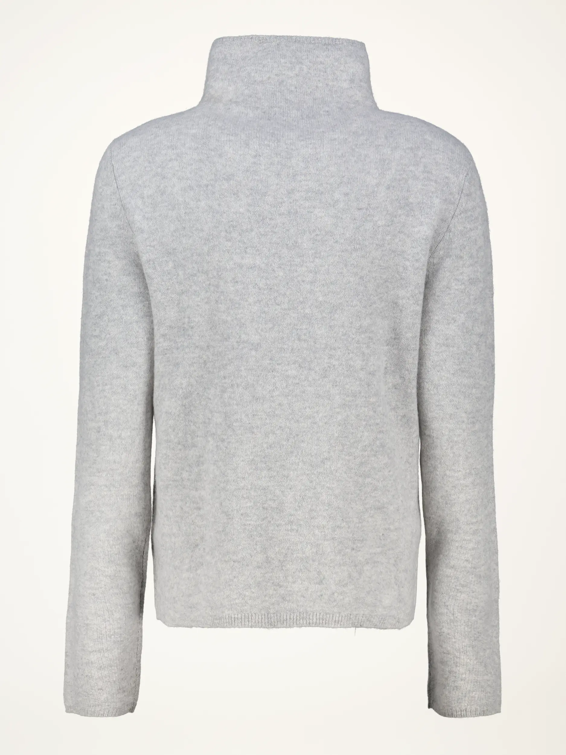 Pullover aus Kaschmir langarm - Artikel Rückseite - Farbe: Grau