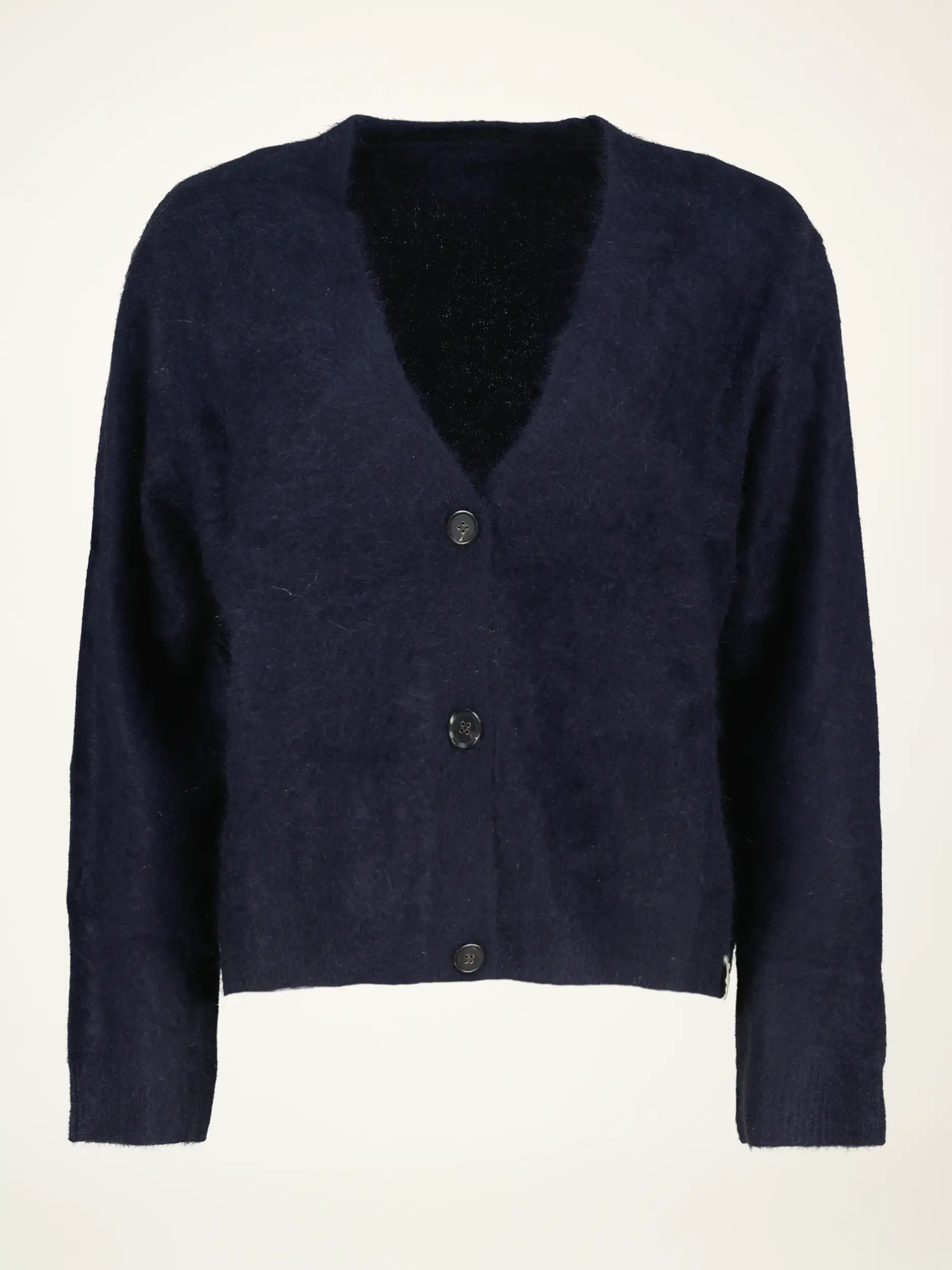 Strickjacke aus Kaschmir langarm - Artikelansicht - Farbe: Blau