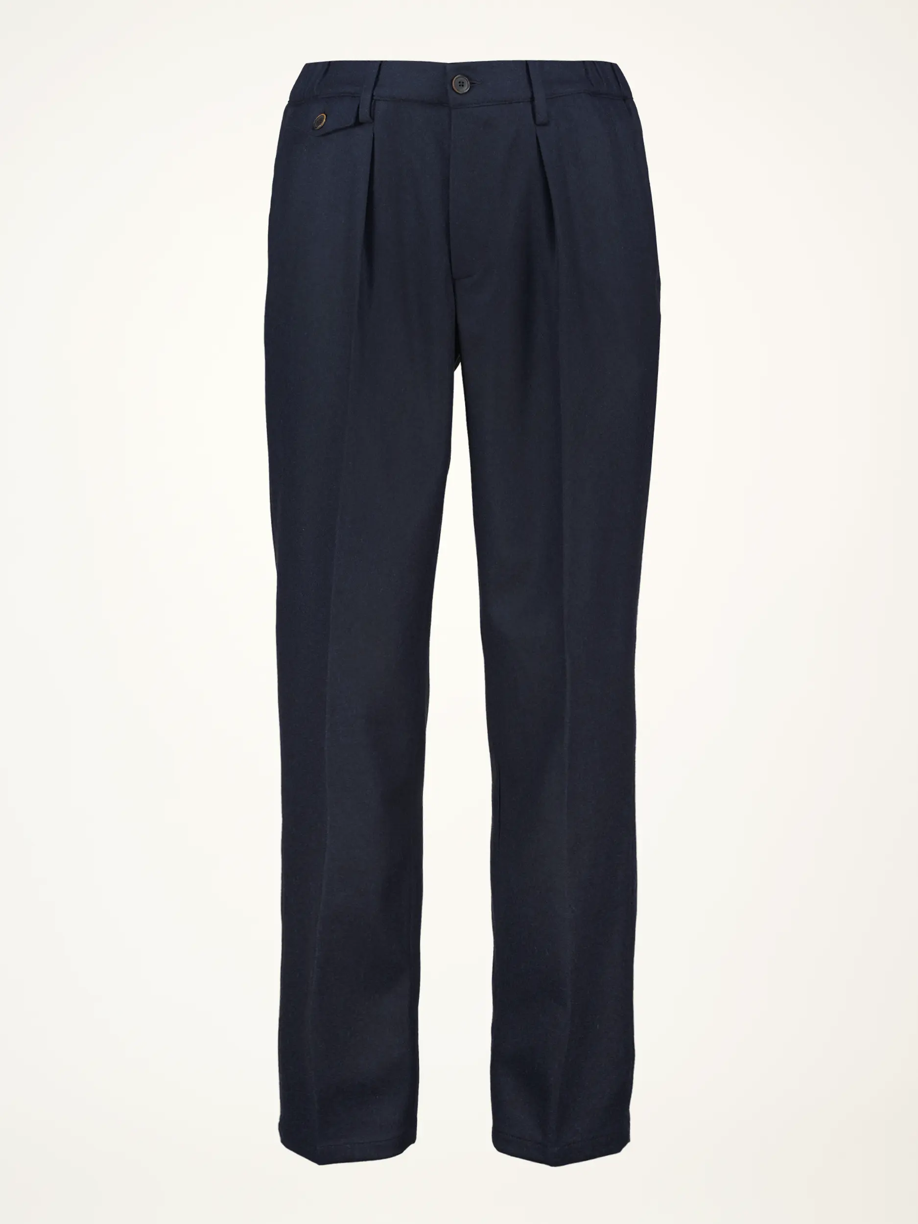 Bundfaltenhose aus Woll-Mix - Artikelansicht - Farbe: Blau