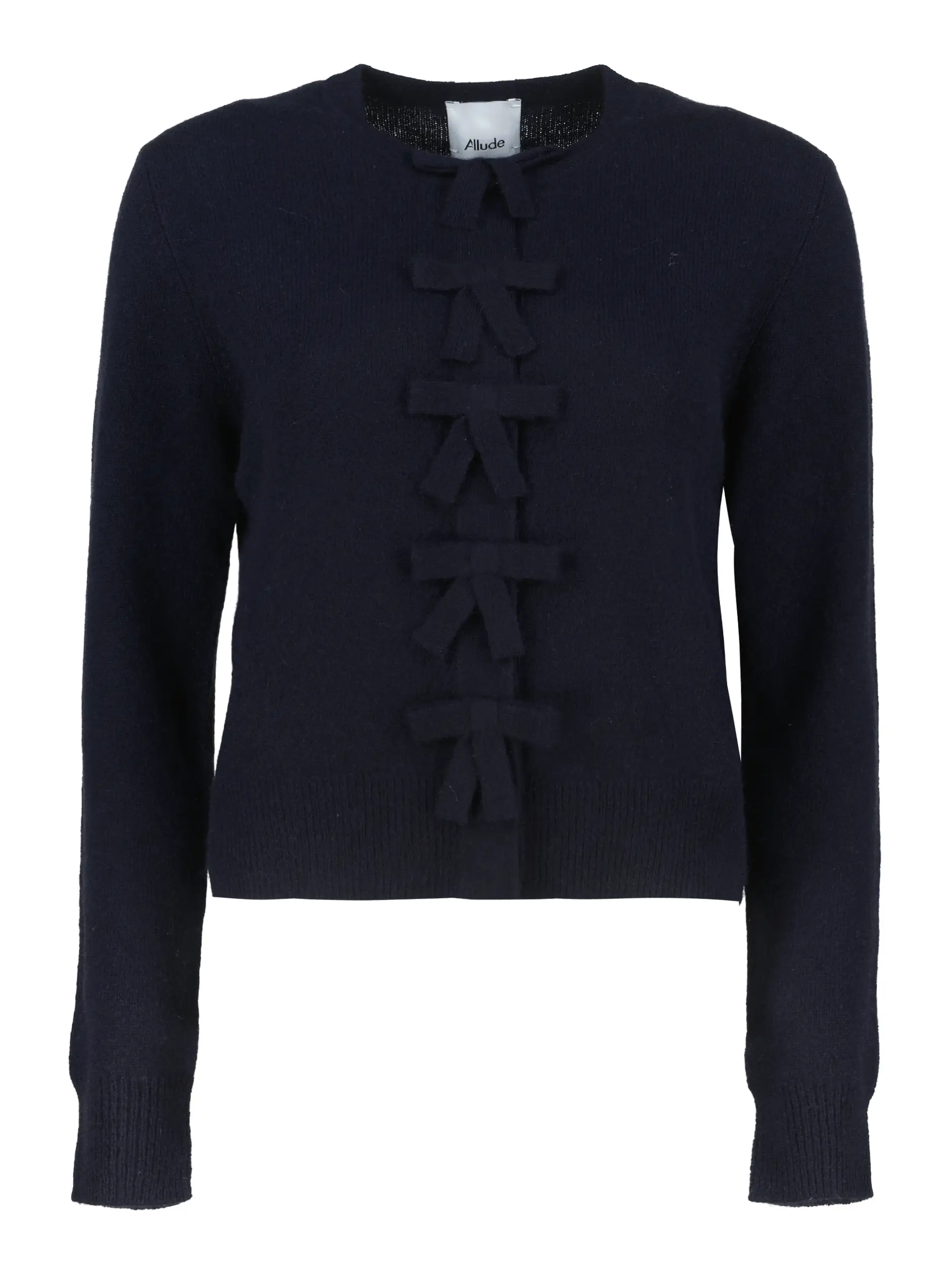 Strickjacke aus Kaschmir - Artikel Vorderseite - Farbe: Blau