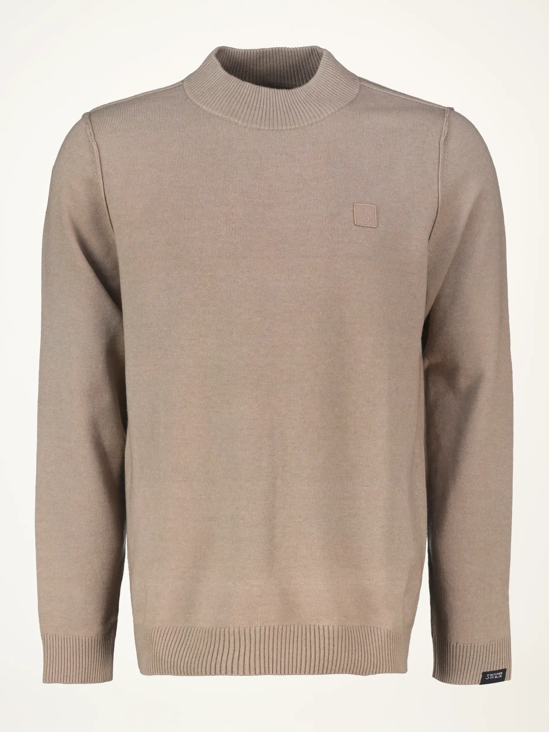 Pullover 'Clifden' aus Woll-Mix langarm - Artikelansicht - Farbe: Braun