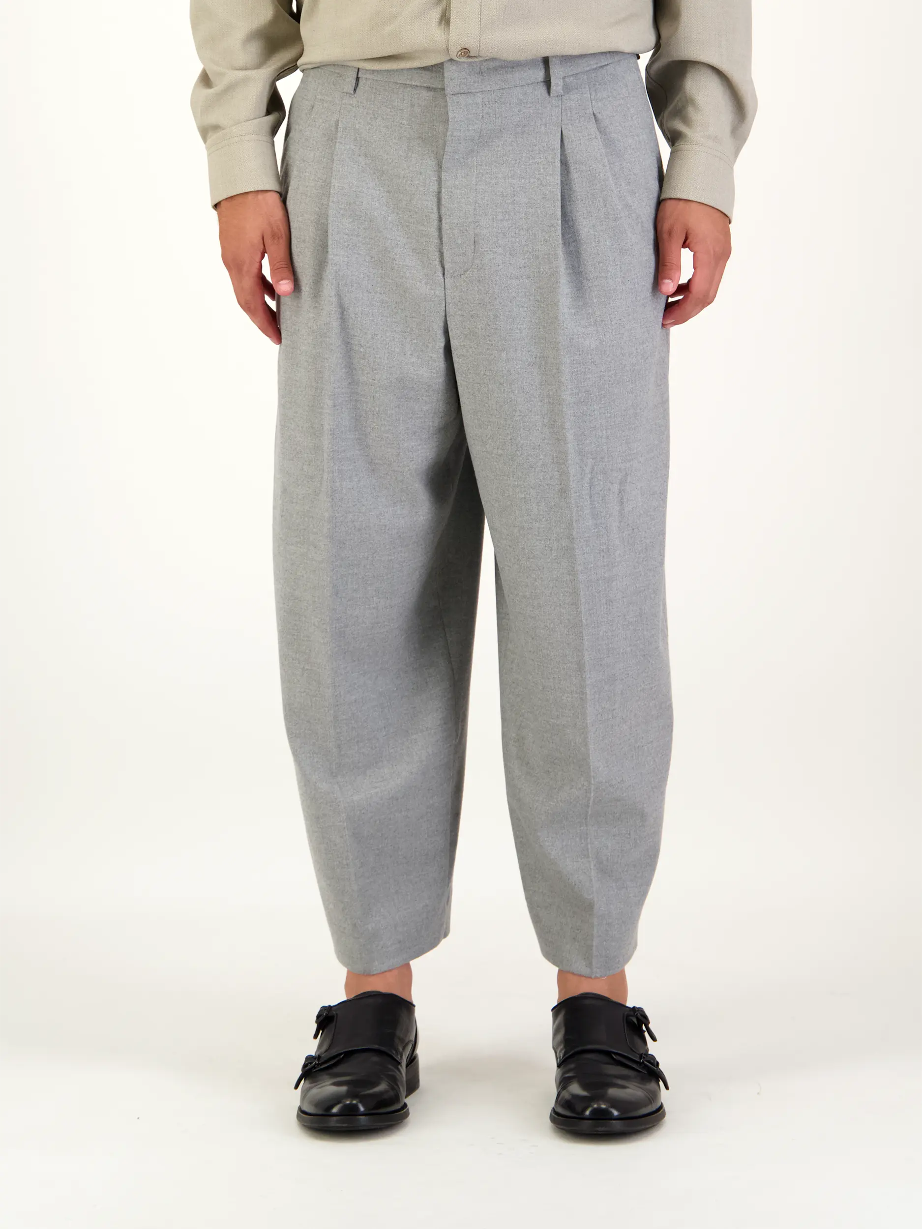 Unisex Bundfaltenhose 'Noa Crop' - Artikel weitere Detailansicht 1