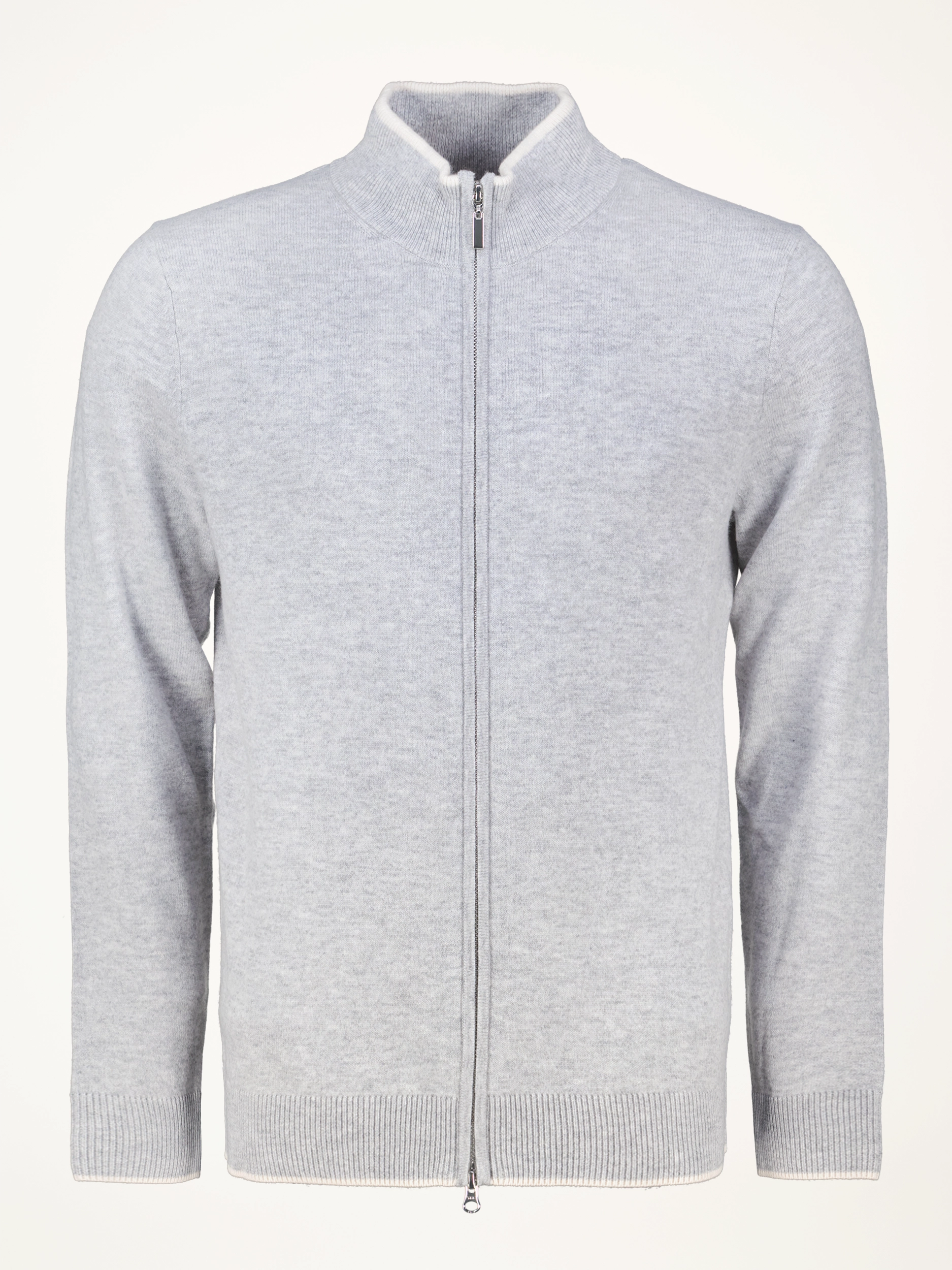 Strickjacke 'Cefalu' aus Merinowoll-Mix - Artikelansicht - Farbe: Grau
