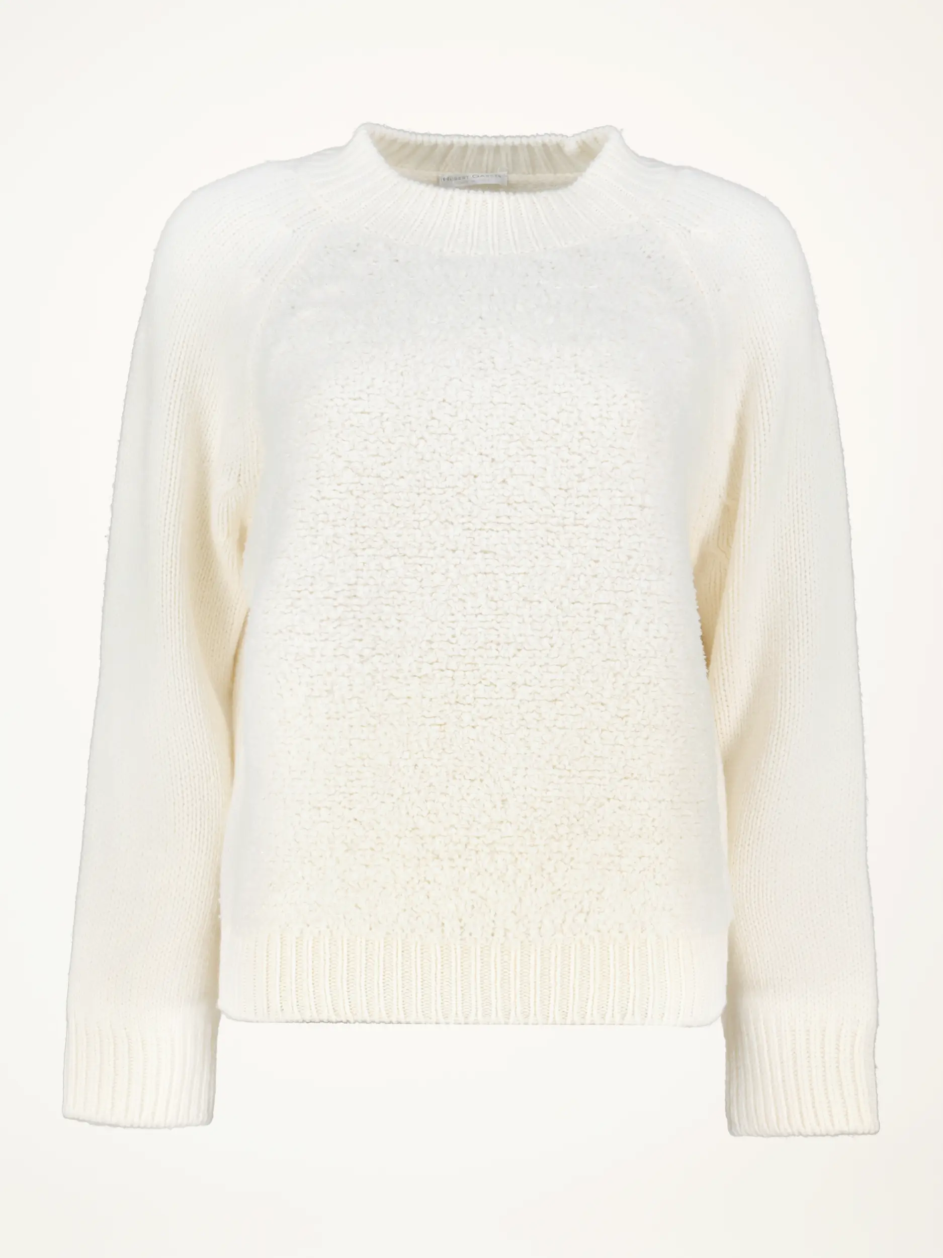 Pullover aus Wolle langarm - Artikelansicht - Farbe: Creme Pullover aus Wolle langarm - Artikelansicht - Farbe: Creme