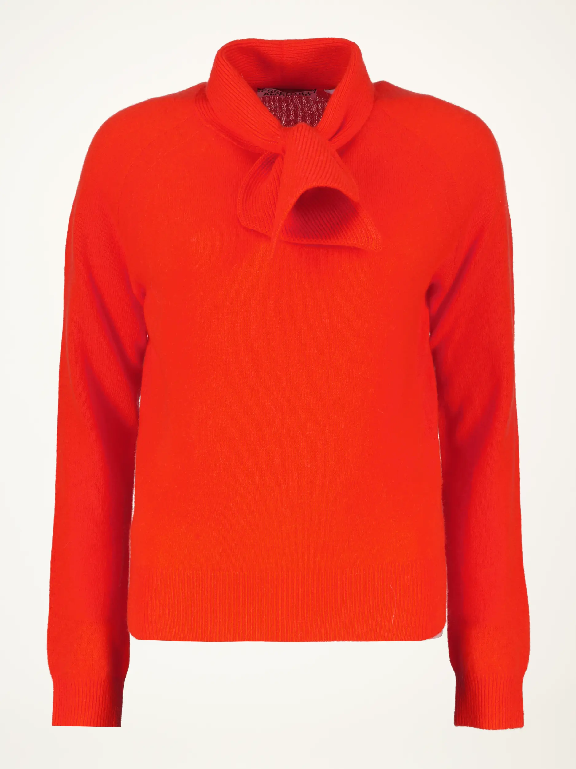 Pullover 'Invited' aus Kaschmir mit Schluppe langarm - Artikelansicht - Farbe: Rot
