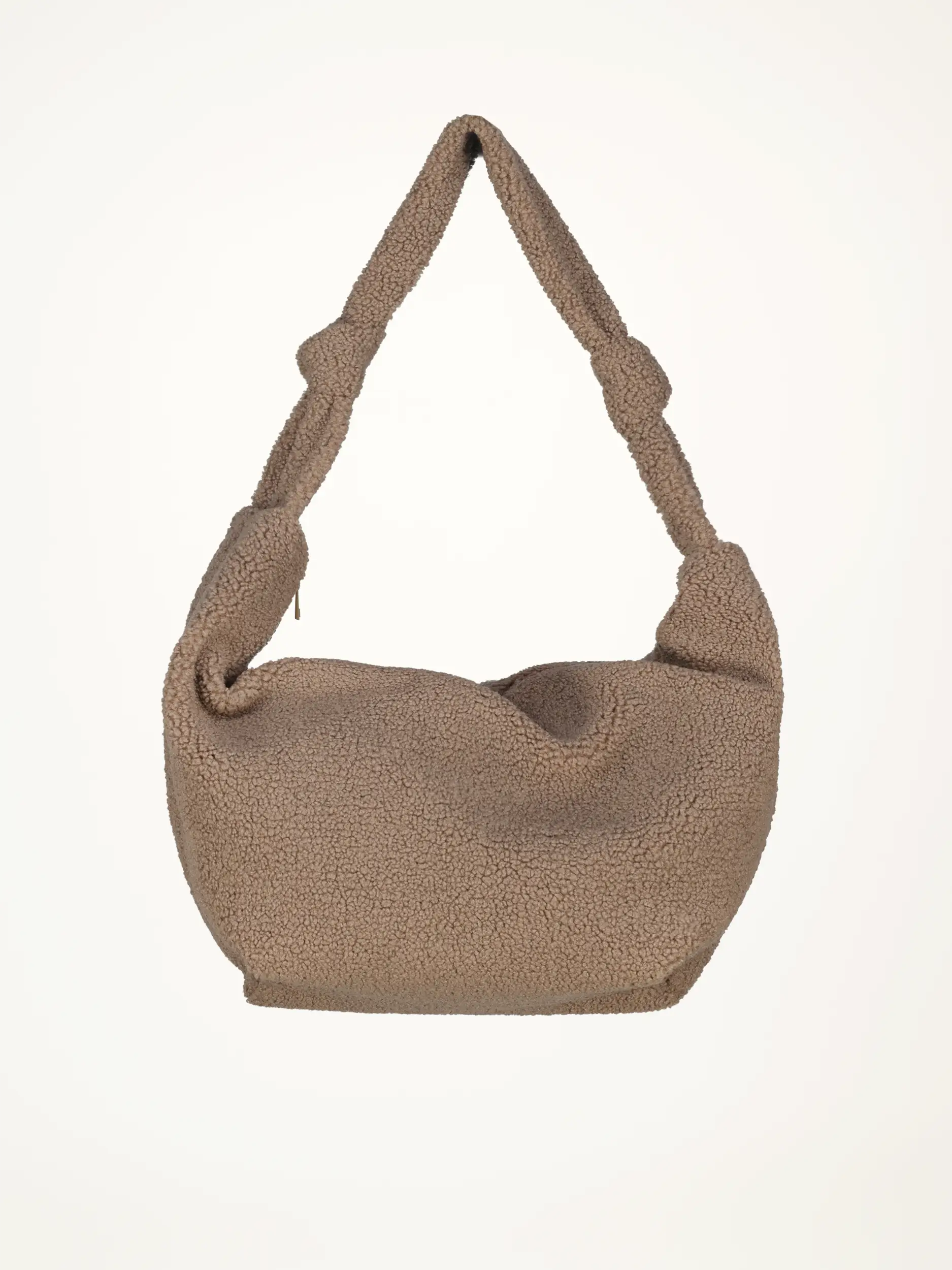 Tasche aus Teddyfell - Artikelansicht - Farbe: Beige Tasche aus Teddyfell - Artikelansicht - Farbe: Beige