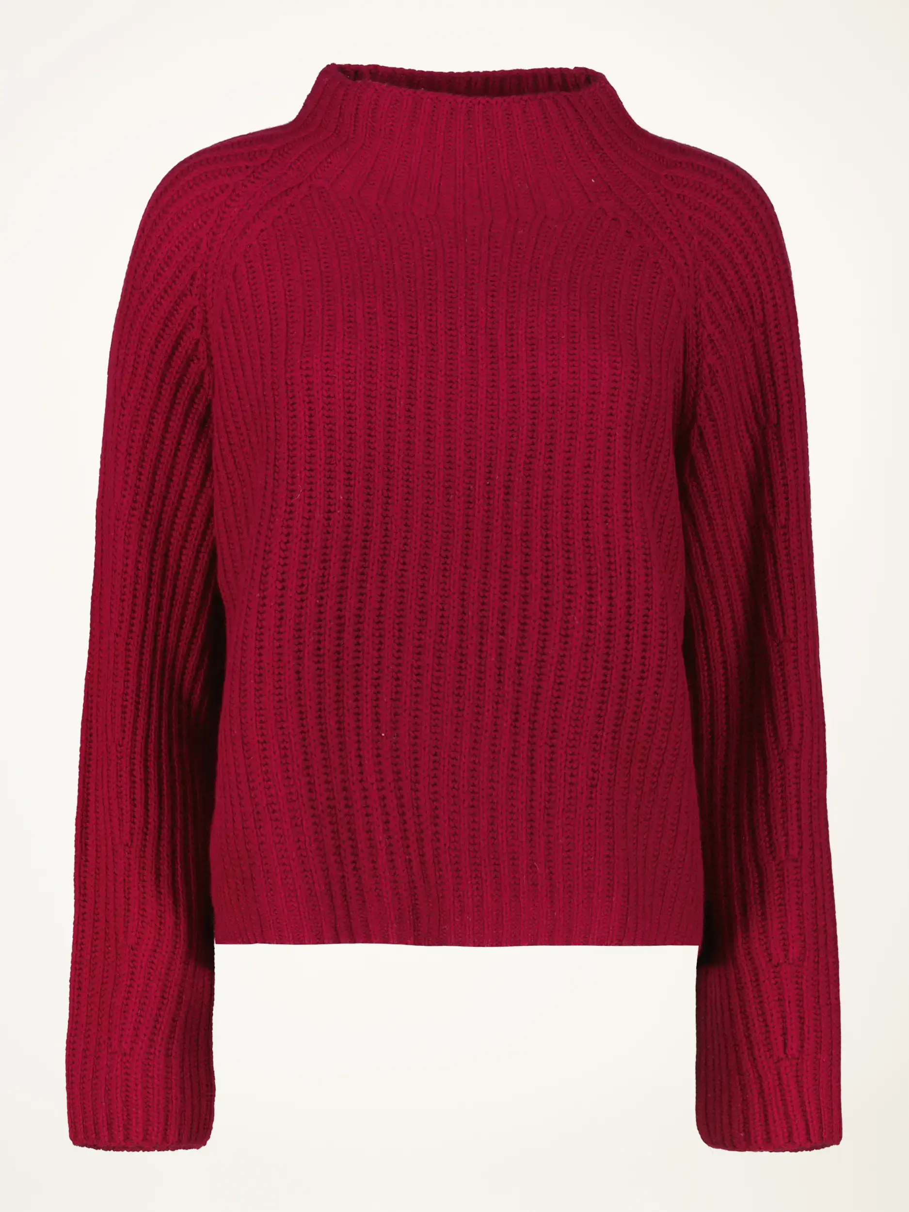 Pullover aus Kaschmir langarm - Artikelansicht - Farbe: Rot