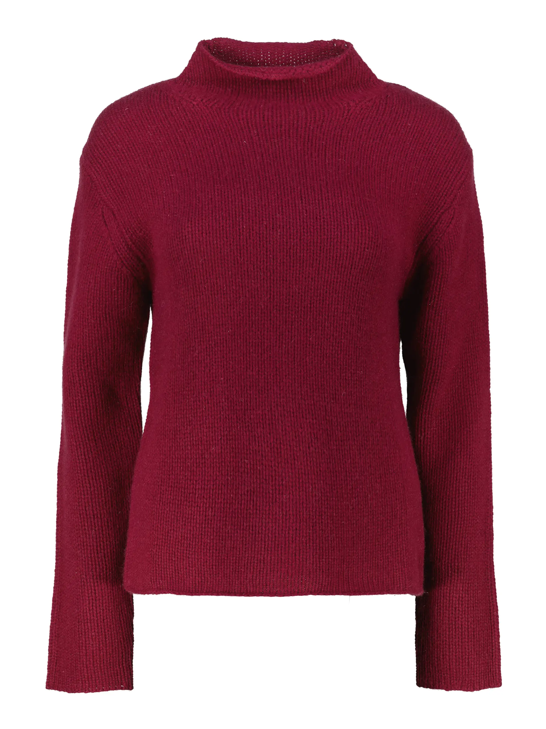 Pullover aus Kaschmir langarm - Artikel Vorderseite - Farbe: Rot
