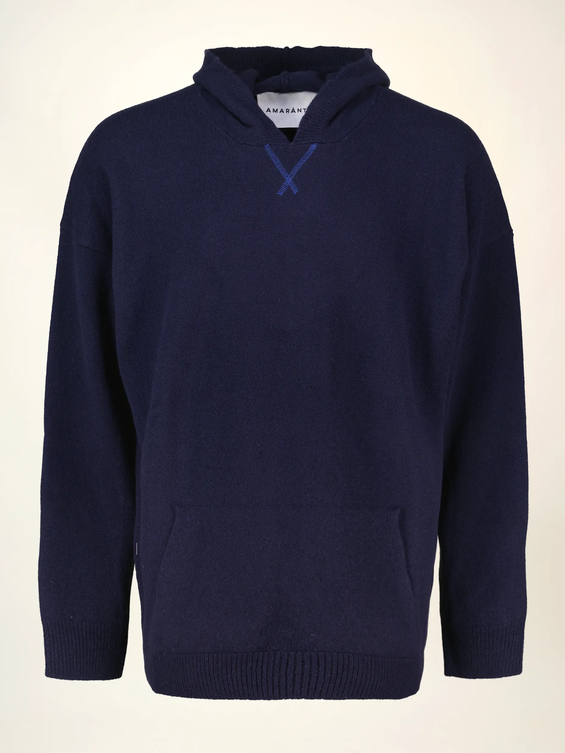 Pullover aus Wolle langarm - Artikelansicht - Farbe: Blau