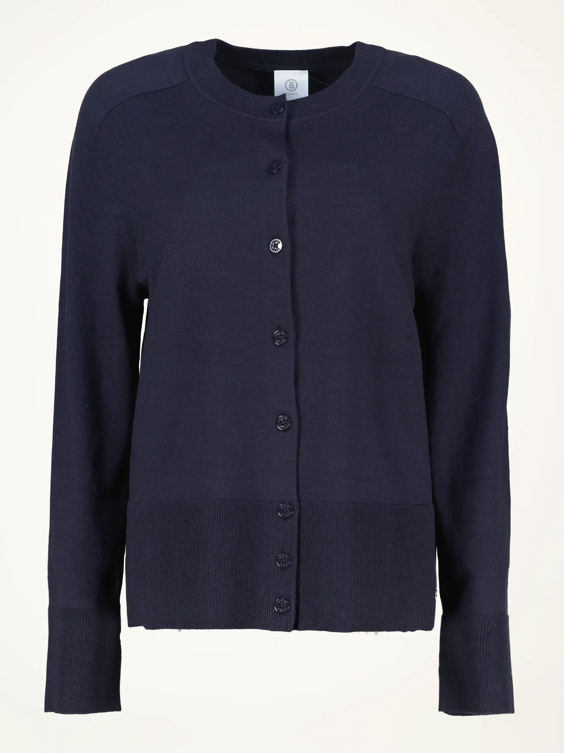 Strickjacke 'Ilma' aus Wolle - Artikelansicht - Farbe: Blau