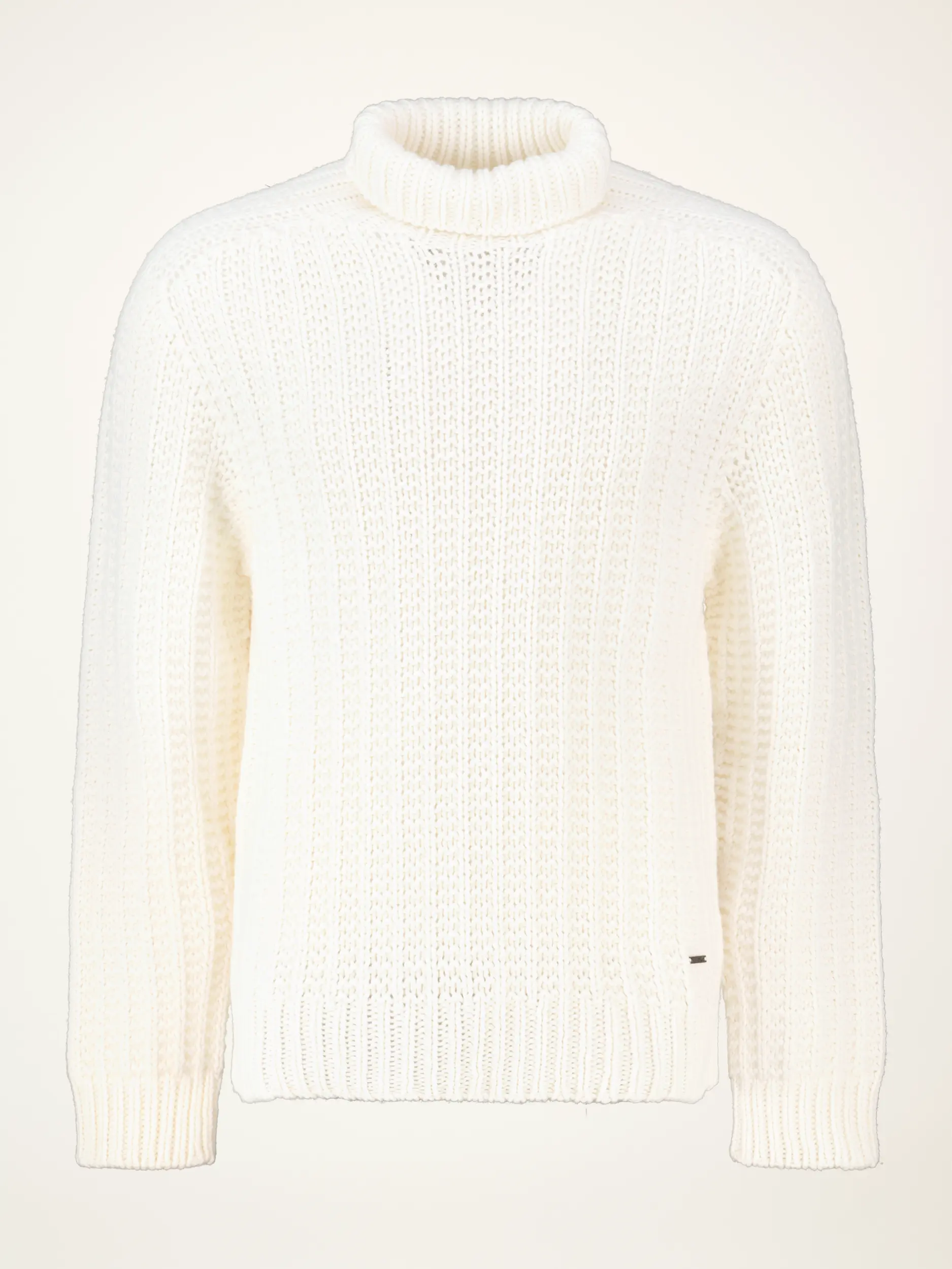 Rollkragenpullover 'Finar' aus Woll-Mix langarm - Artikelansicht - Farbe: Creme