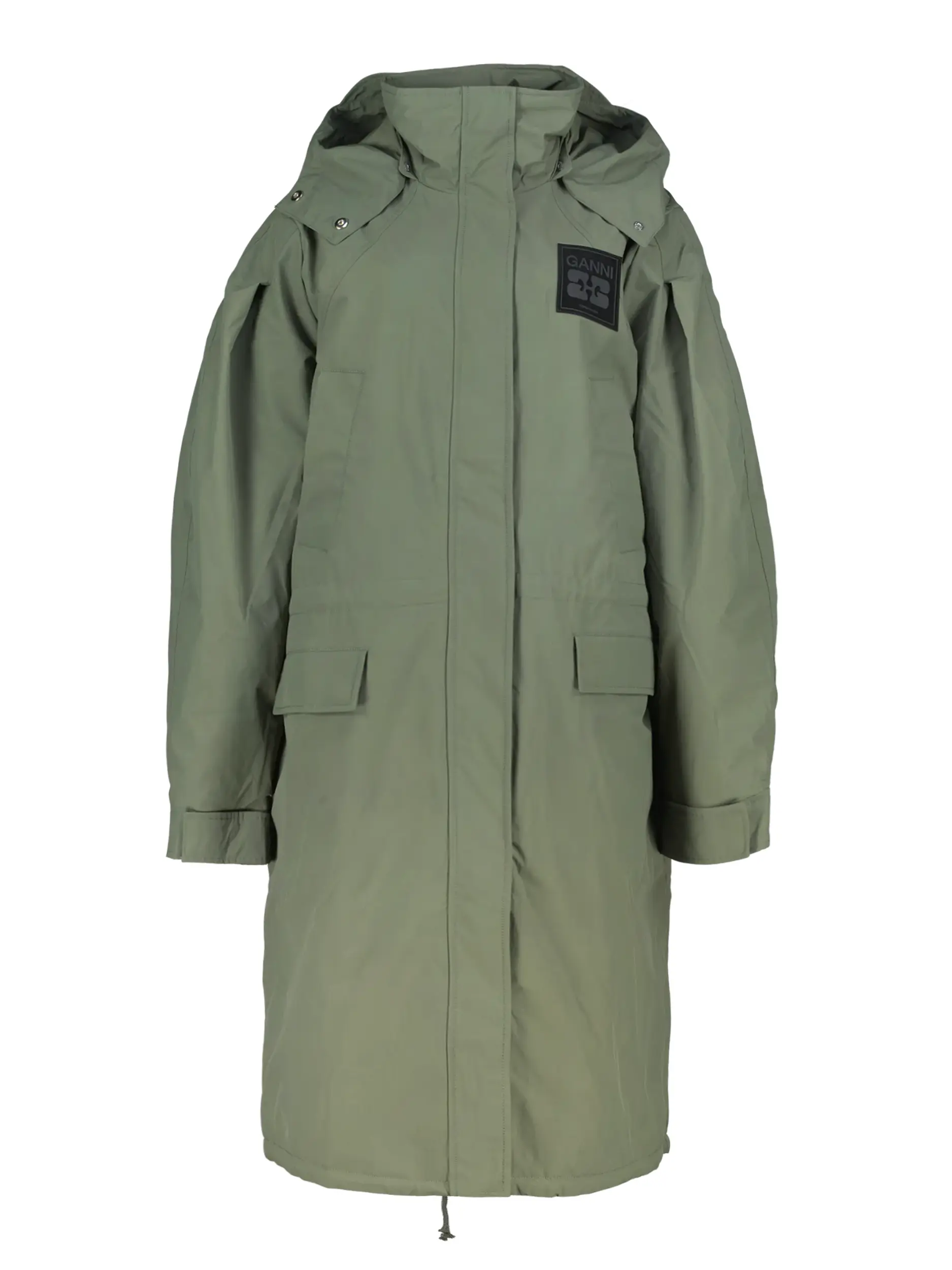 Oversized Parka  - Artikel Vorderseite - Farbe: Grün