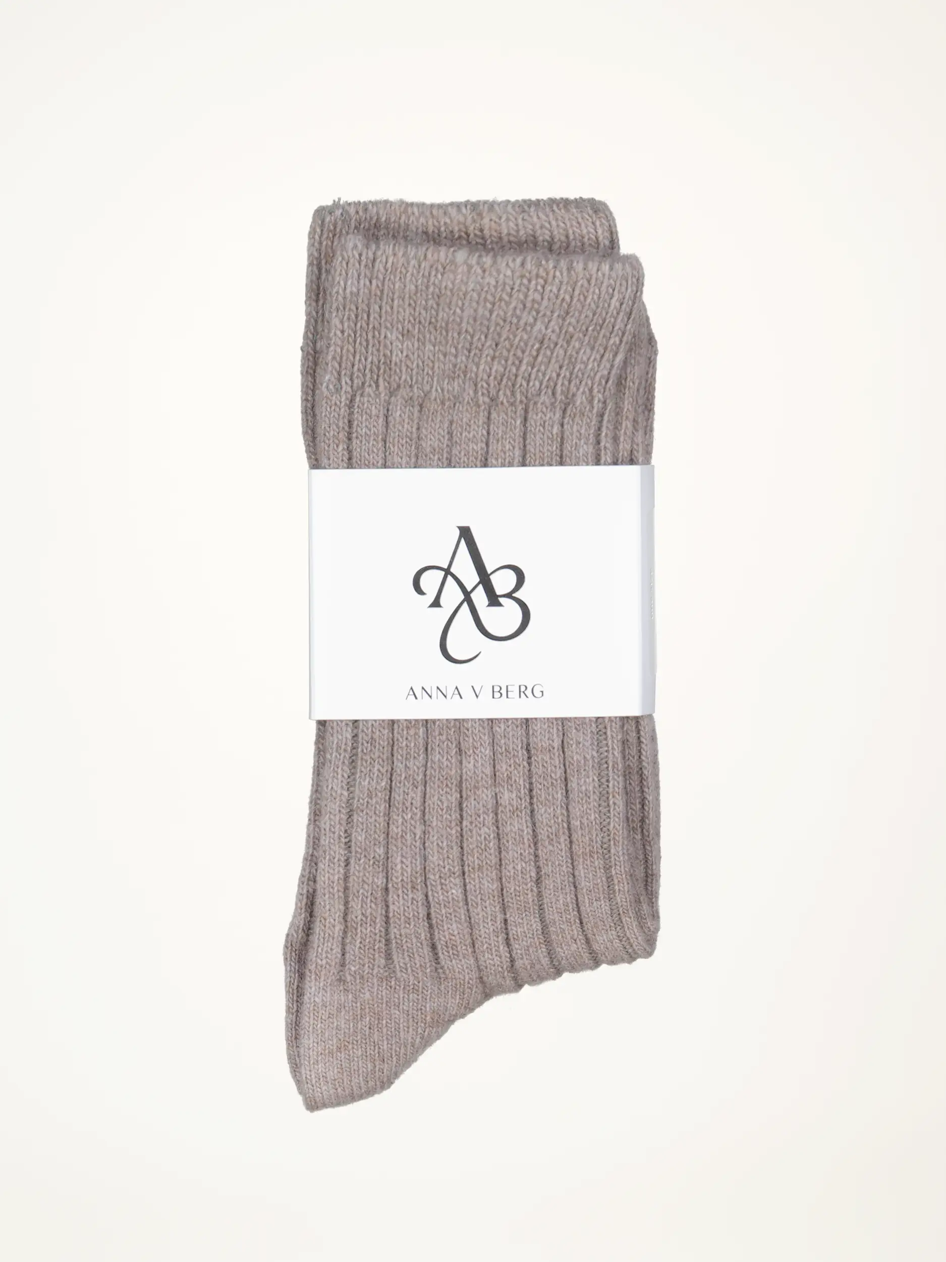 Socken 'Fritzi' aus Kaschmir-Mix - Artikelansicht - Farbe: Braun