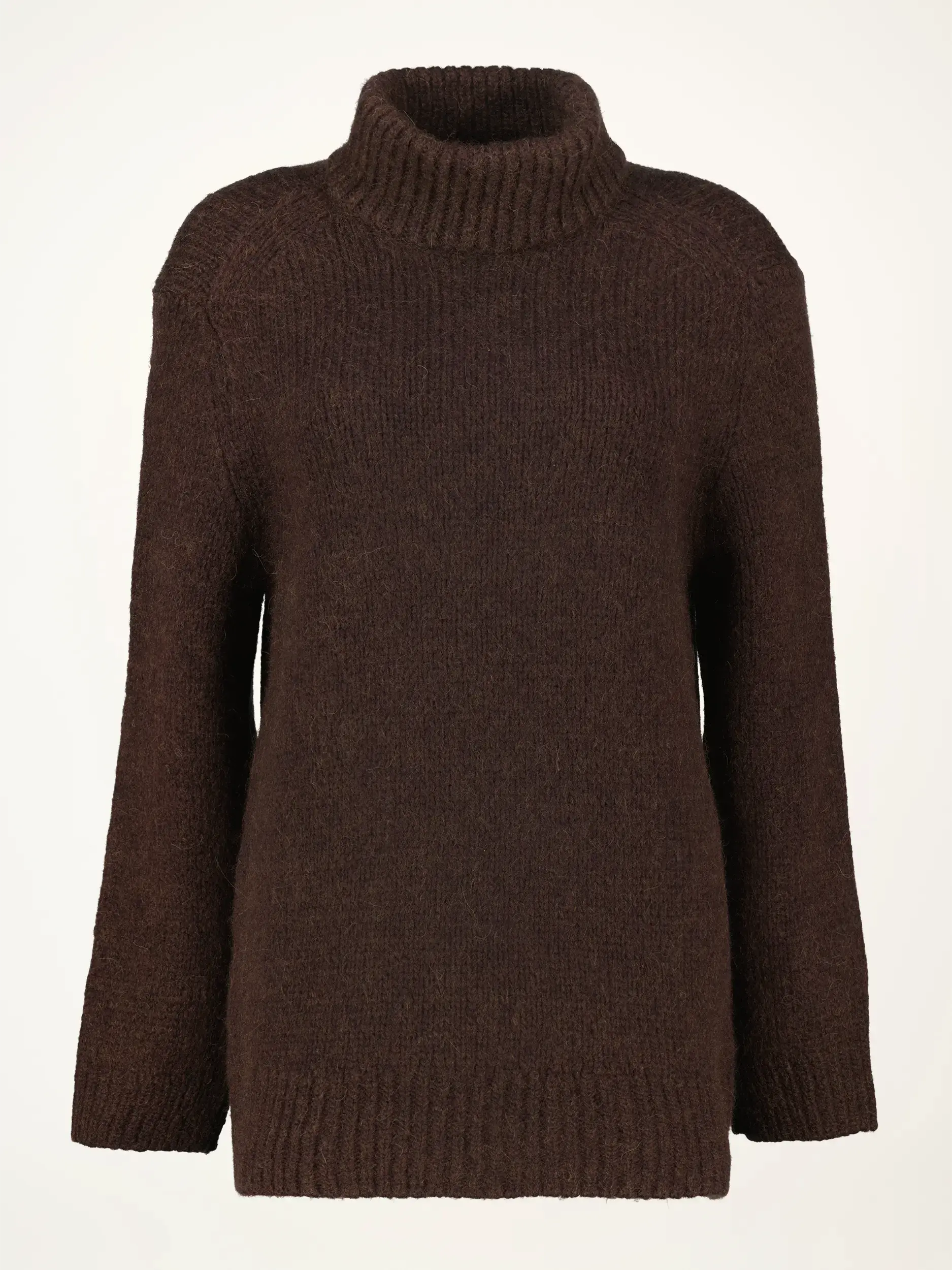 Pullover 'Urban Favorites' aus Woll-Mix langarm - Artikelansicht - Farbe: Braun