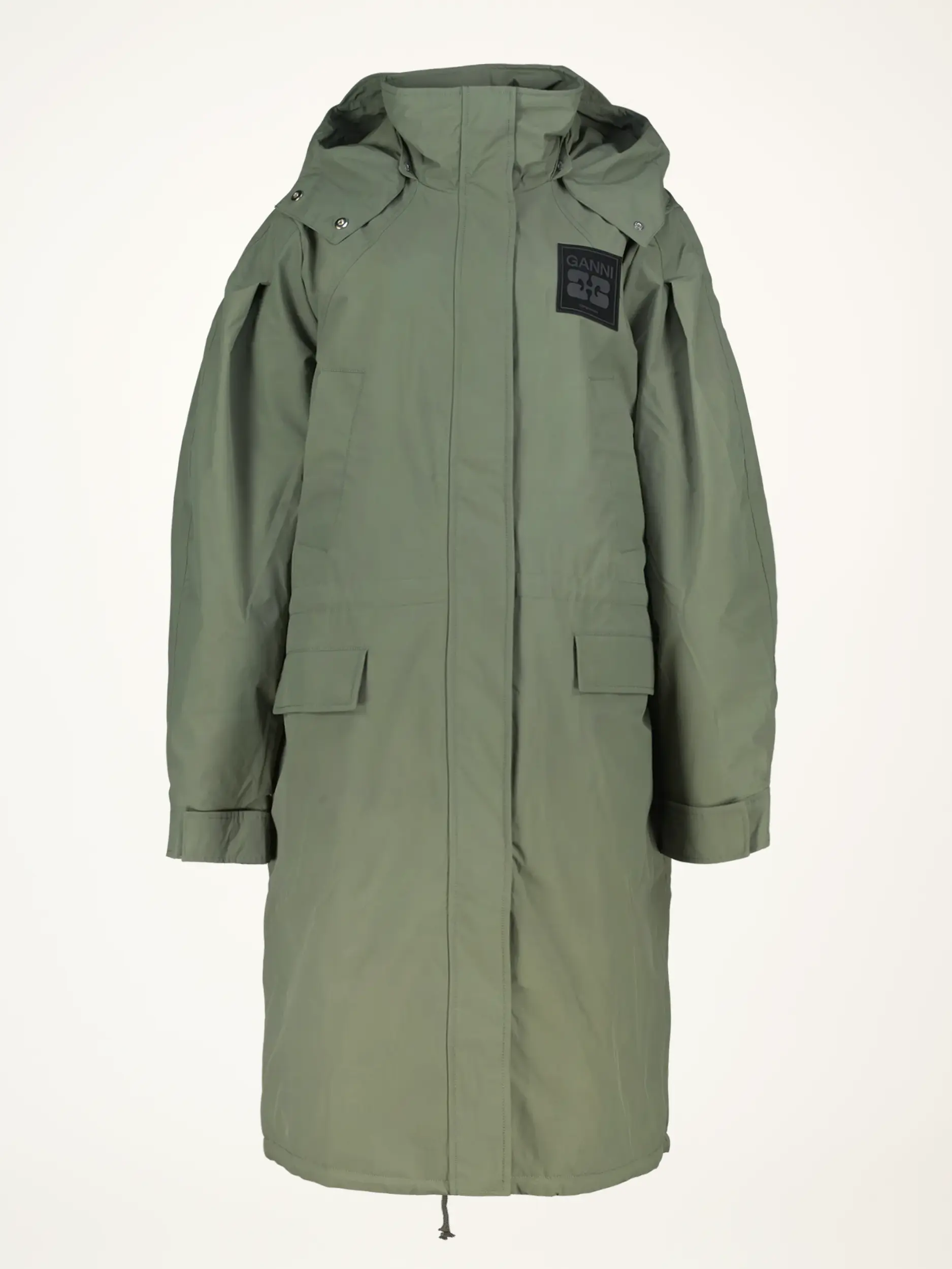 Oversized Parka  - Artikelansicht - Farbe: Grün