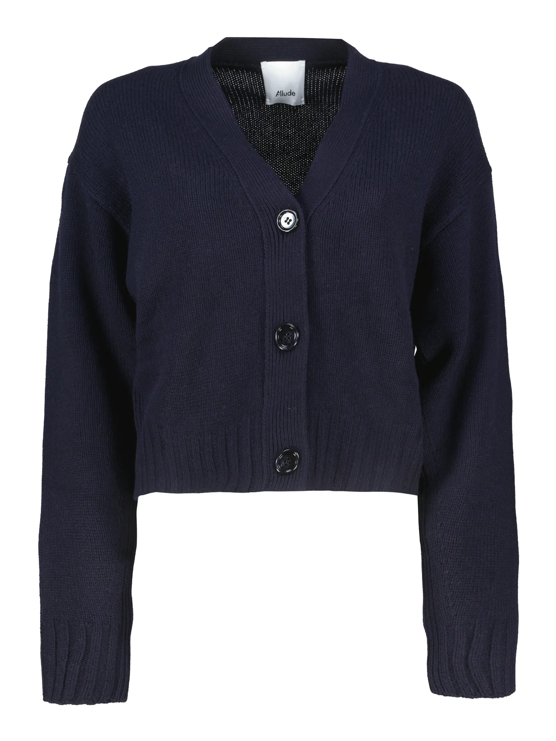 Strickjacke aus Wolle - Artikel Vorderseite - Farbe: Blau