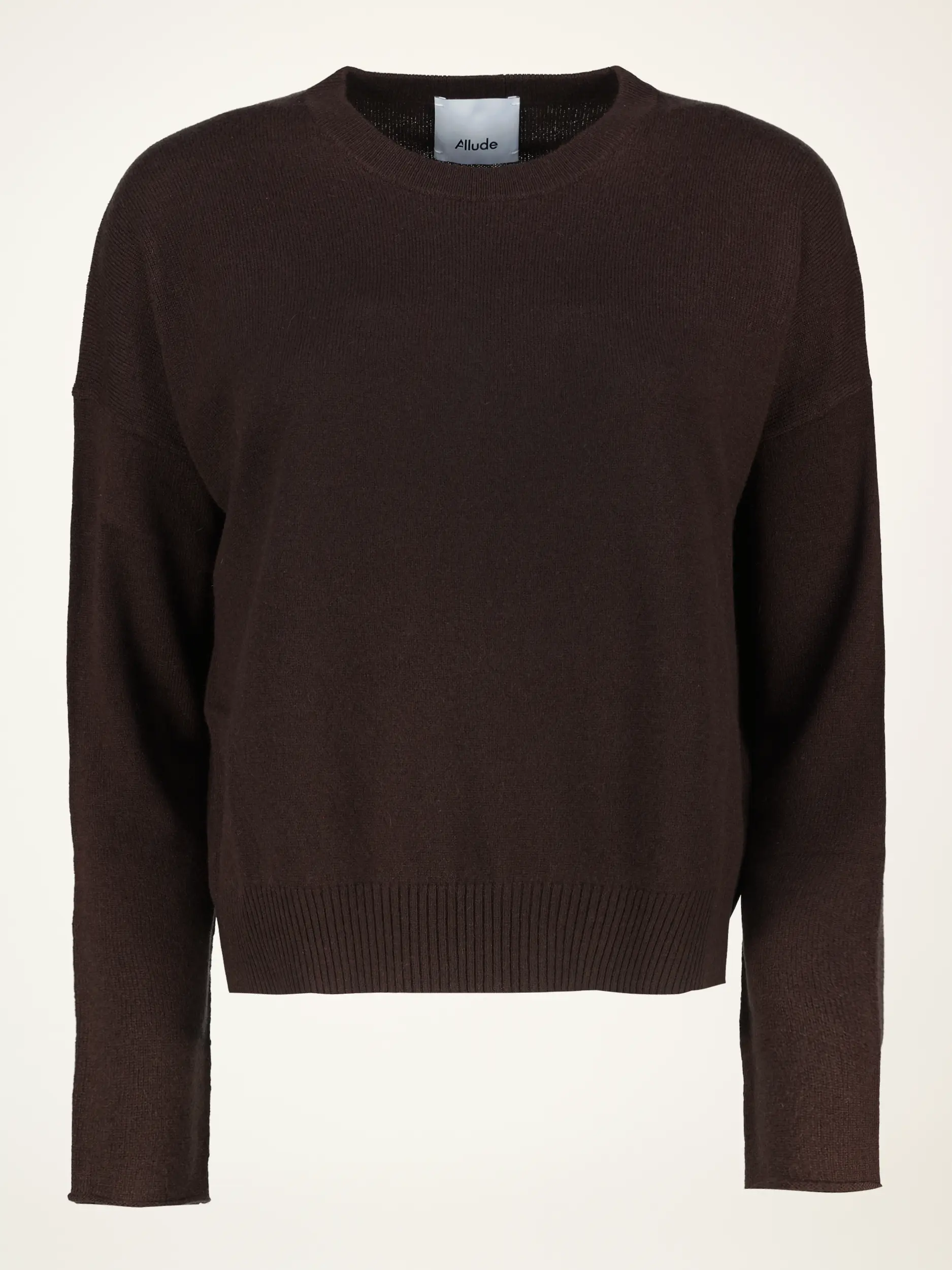 Pullover aus Kaschmir langarm - Artikelansicht - Farbe: Braun