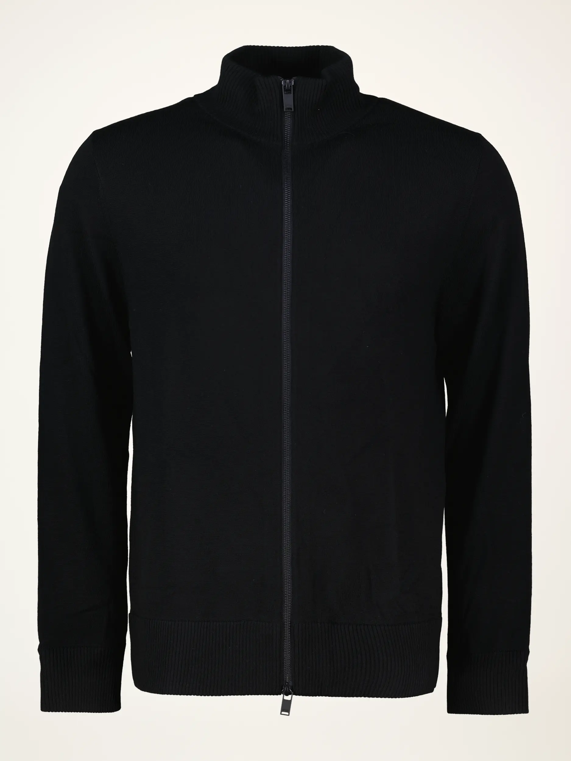 Strickjacke 'Antonio' aus Schurwolle - Artikelansicht - Farbe: Schwarz